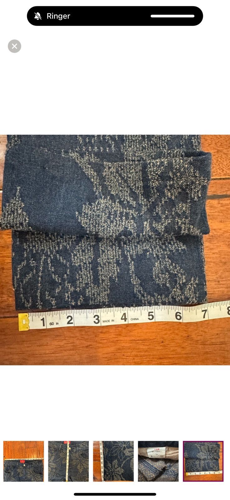 Japanese Brand × Vintage +8 Securacid Japanese Embroidered Flowers Jean, JP LL, US S Size US 30 / EU 46 - 13 Thumbnail