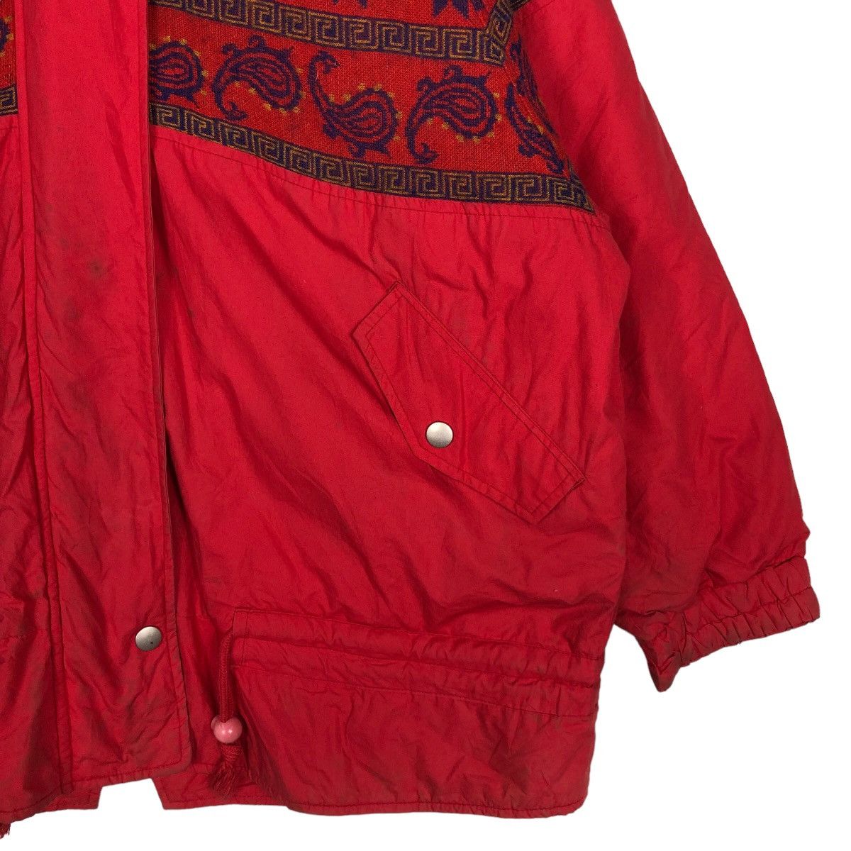 Japanese Brand 🔥Rich Red Chore Work Jacket Simple Life Navajo Issey Miyake Size US M / EU 48-50 / 2 - 5 Thumbnail