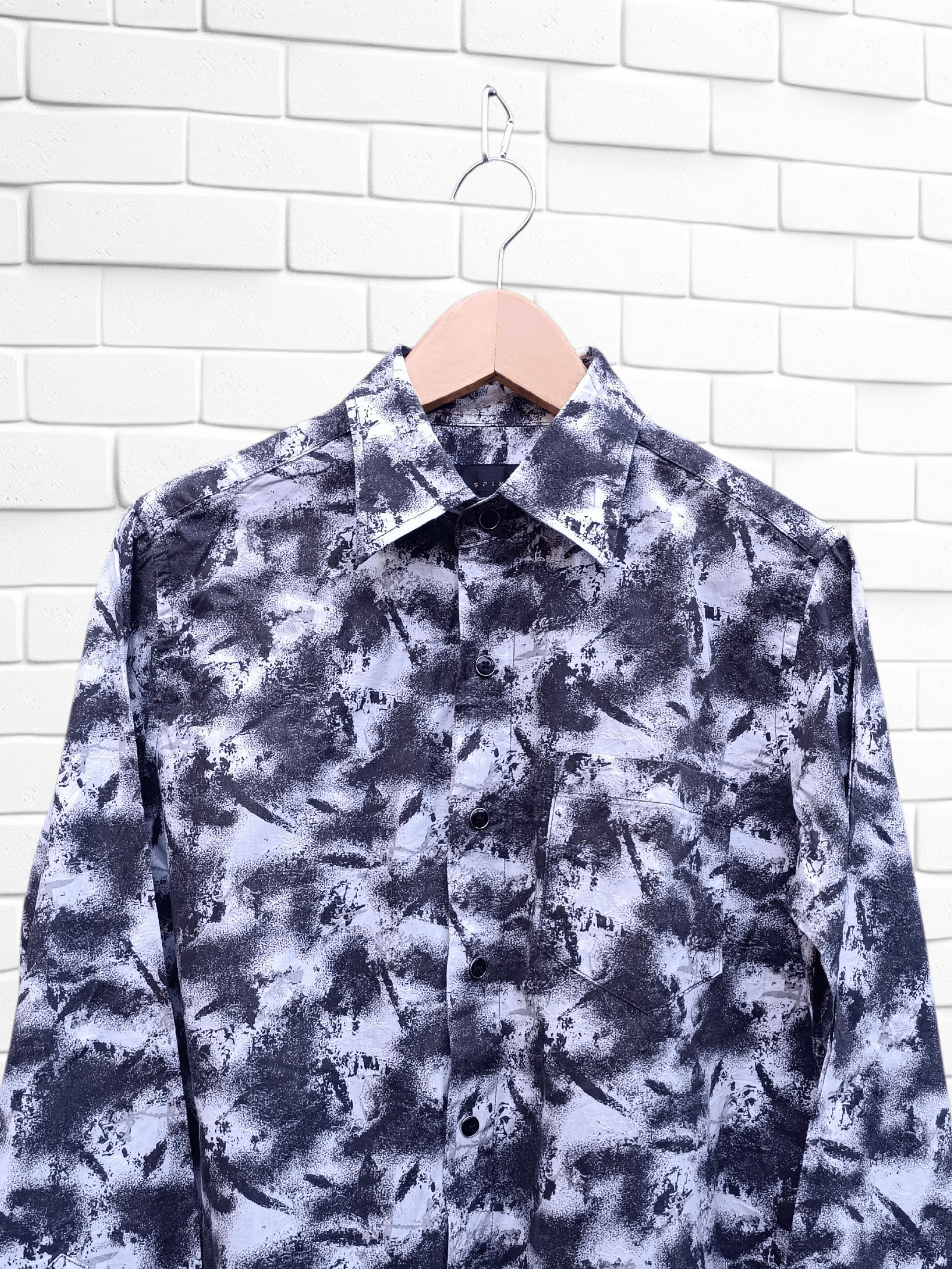 Japanese Brand Vintage Spinash Light Layer Tie Dye Pattern Size US M / EU 48-50 / 2 - 3 Thumbnail