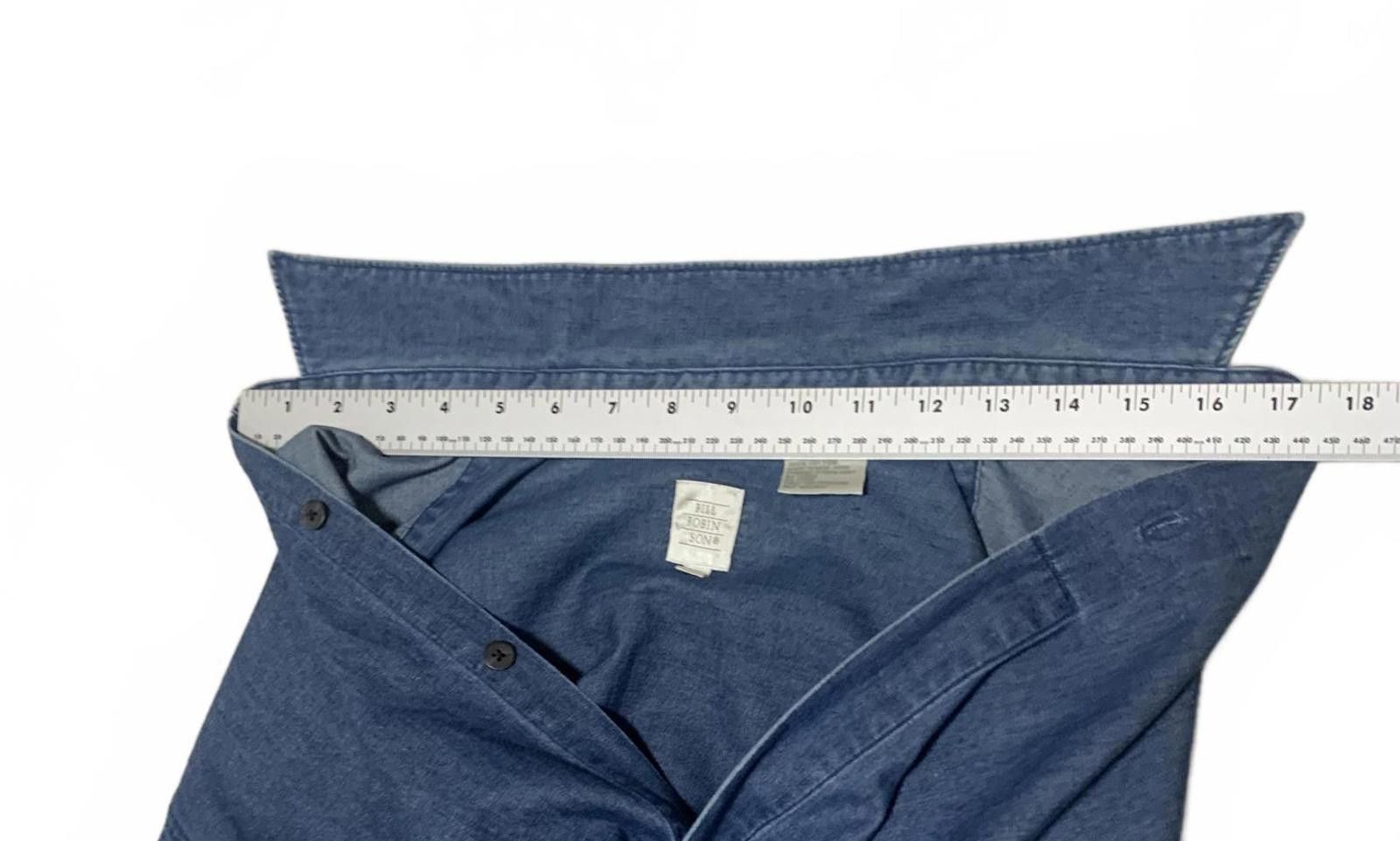 Other VTG 90s Bill Robinson Men's M Classic Denim Shirt Hong Kong Size US M / EU 48-50 / 2 - 12 Thumbnail