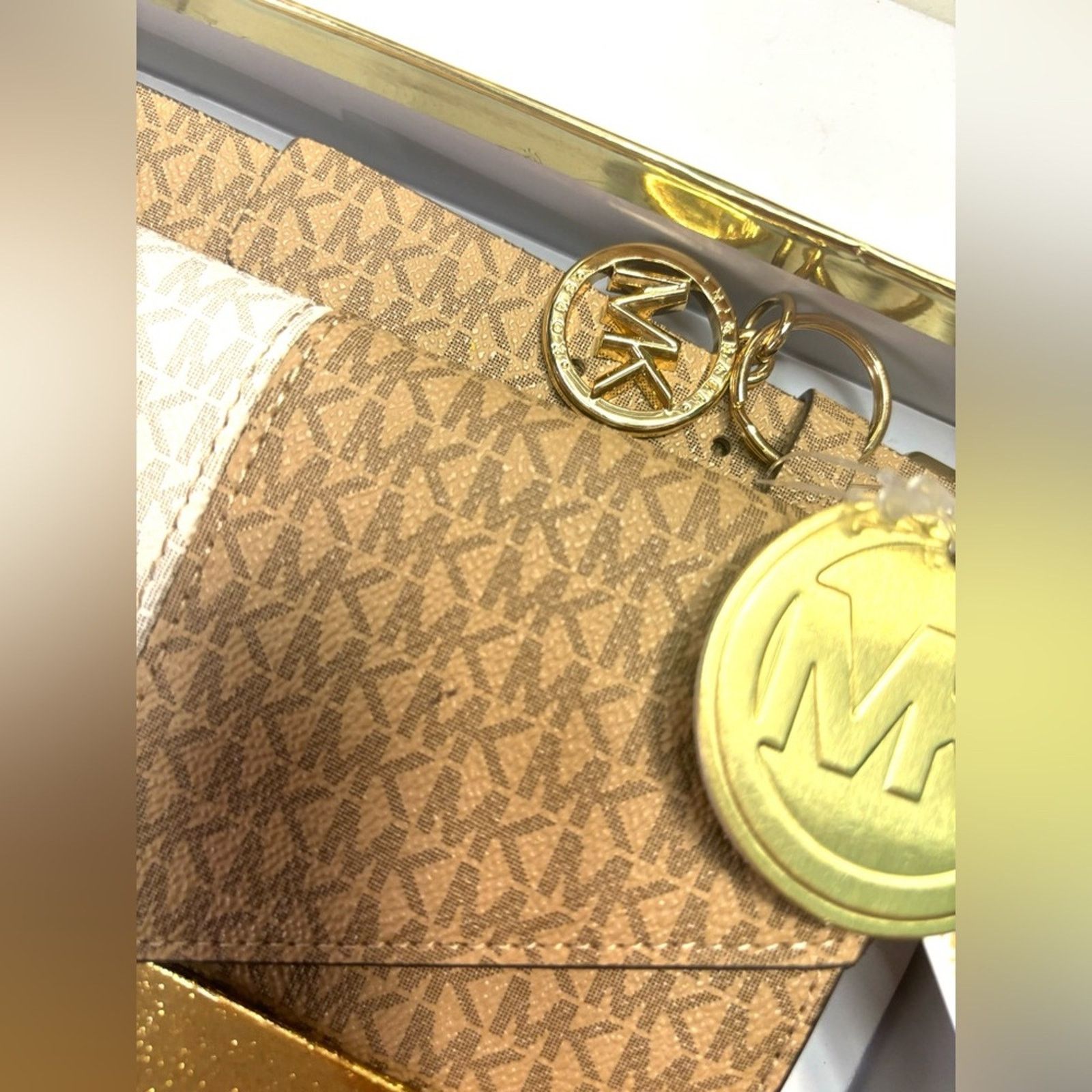Michael Kors MICHAEL KORS Split Colorblock Envelope Adjustable Belt Bag Size ONE SIZE - 4 Thumbnail