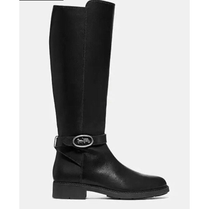 Coach COACH Walnut Horse Carriage Equestrian Riding Knee Boots Size US 7.5 / IT 37.5 - 15 Thumbnail