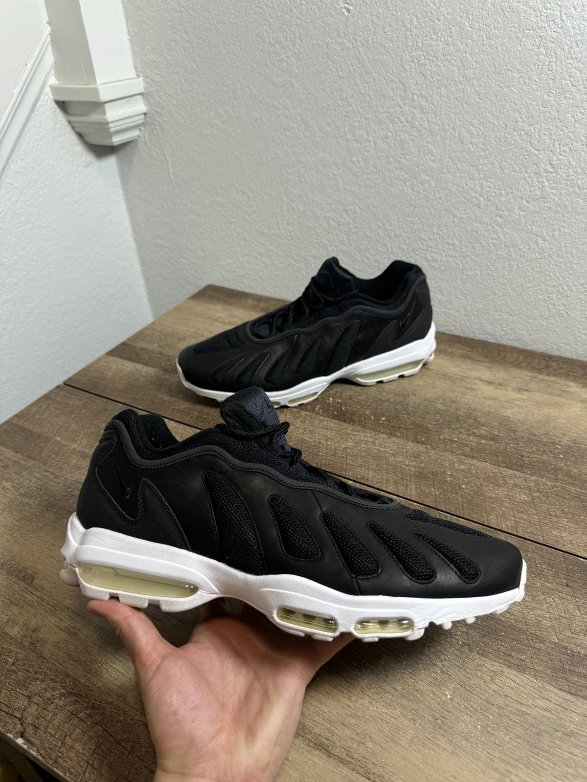 Nike SAMPLE Nike Air Max 96 XX Black 20th Anniversary Size 12 Size US 12 / EU 45 - 1 Thumbnail