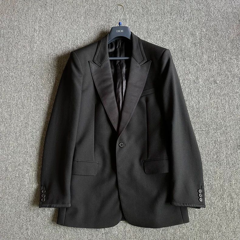 Dior Dior Satin sword collar Daming line silk edge suit suit Size US M / EU 48-50 / 2 - 1 Thumbnail