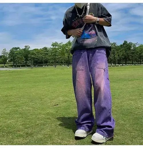 Purple Vintage Denim Jeans
