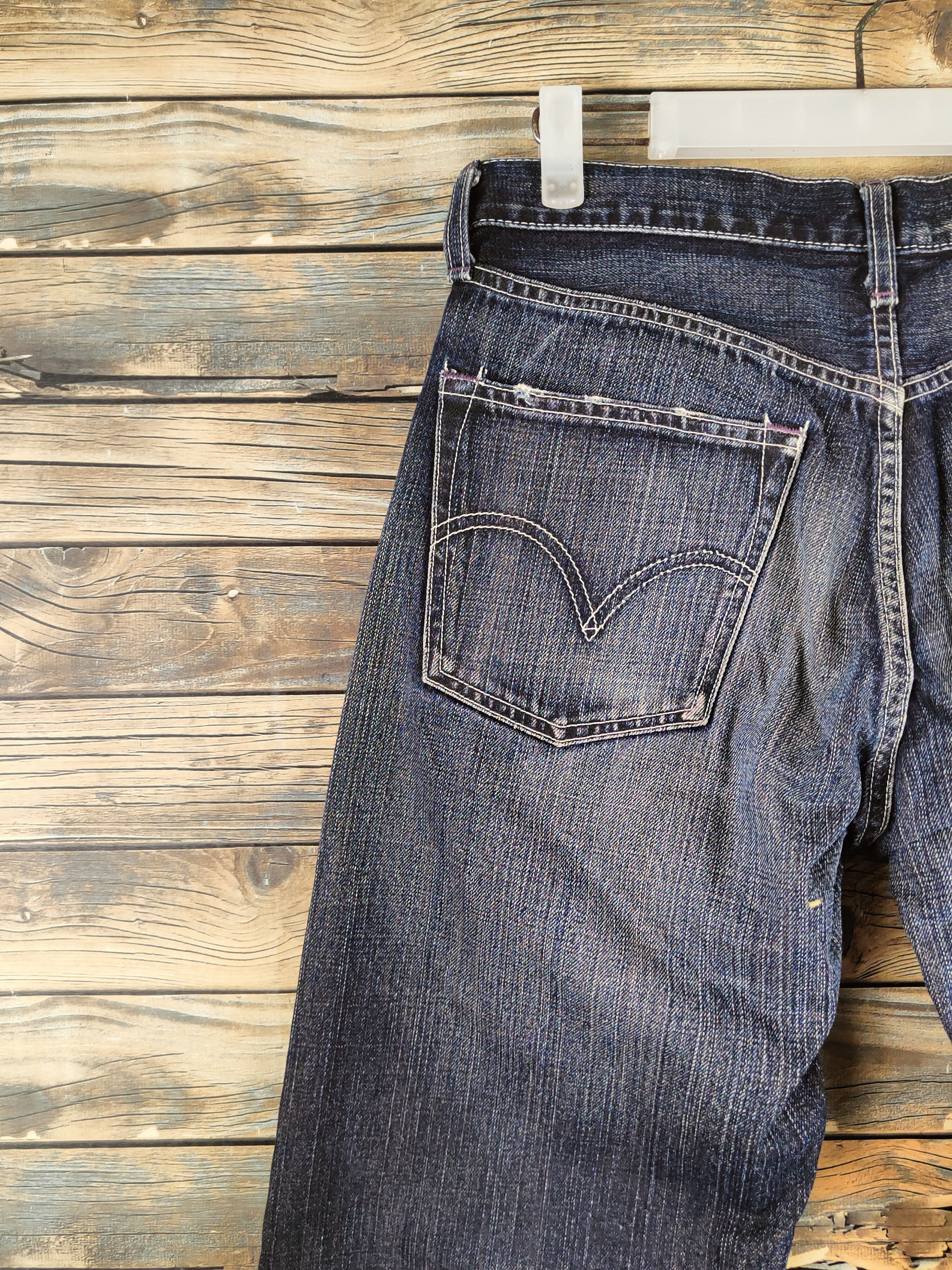 Levi's Levi's Black Distressed faded denim Jeans #S2830 Size US 29 - 8 Thumbnail