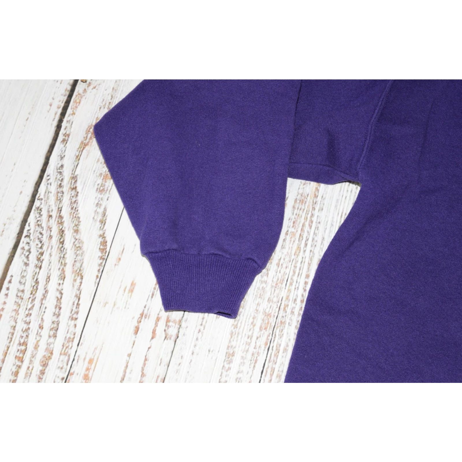 Vintage VINTAGE Chic Sweatshirt Dress 80s Purple L/XL Casual Glam Rock Womens USA Made Size L / US 10 / IT 46 - 3 Thumbnail