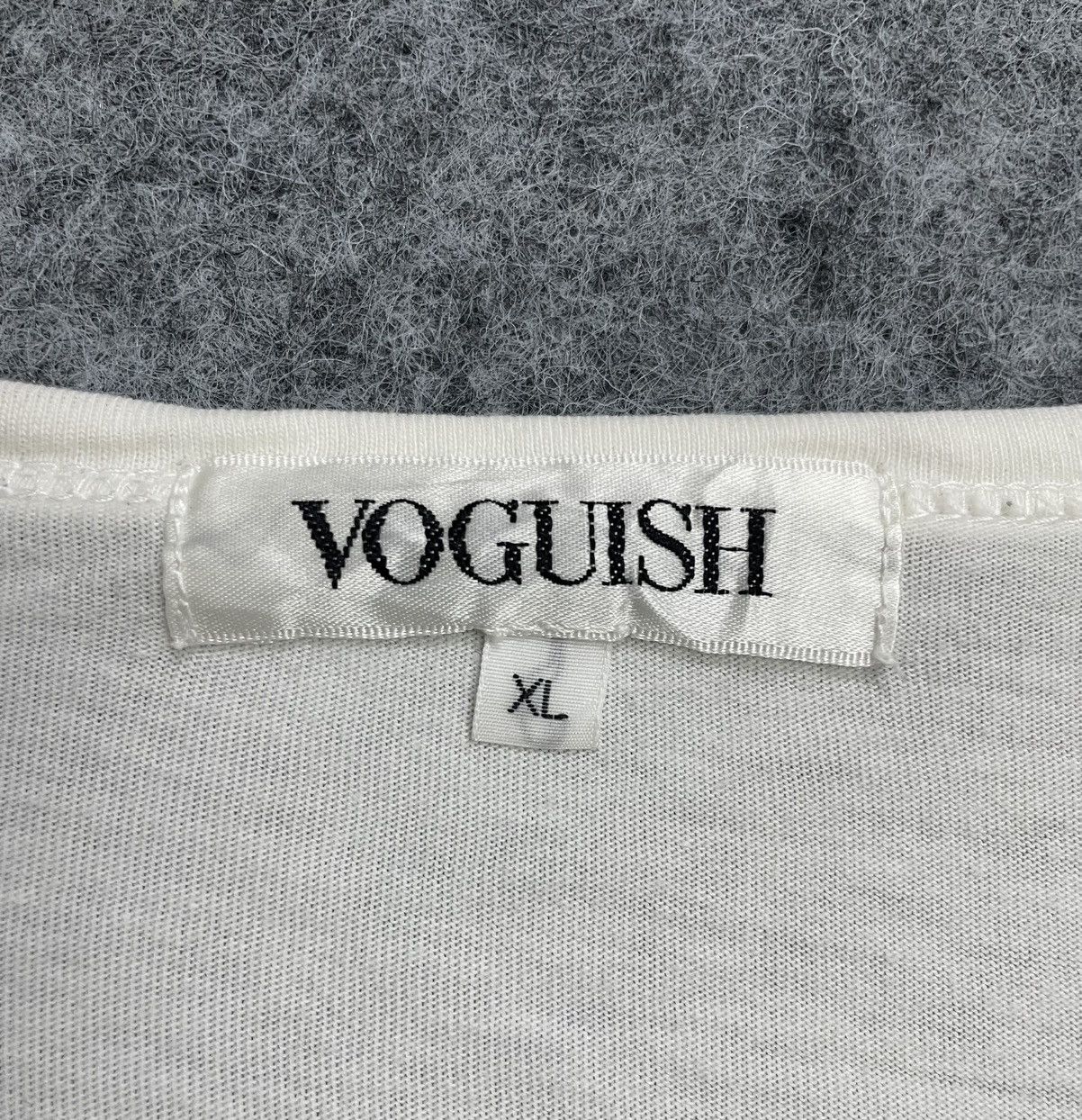 Japanese Brand Voguish Skull V-neck Long Sleeve T-Shirt Size XL / US 12-14 / IT 48-50 - 3 Thumbnail