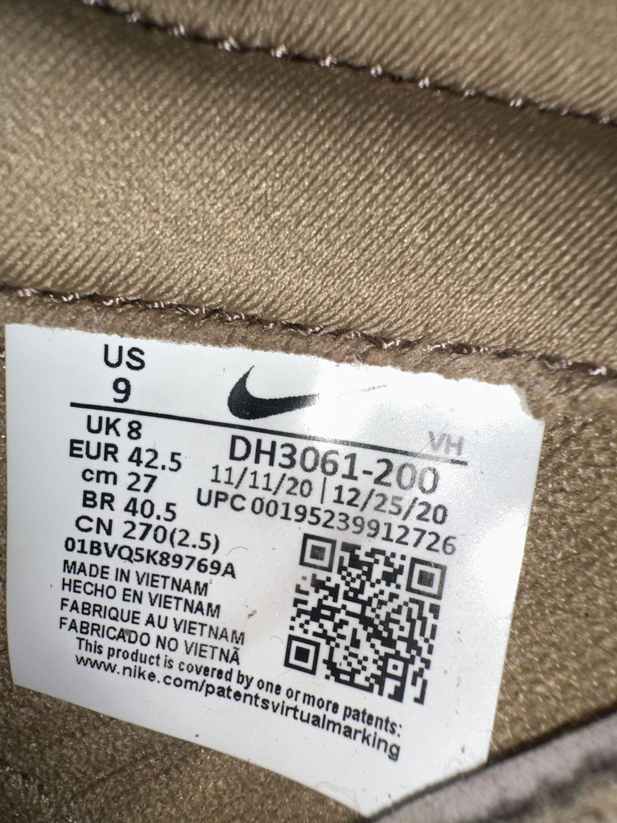 Nike Undefeated Canteen Dunk Pack Size 9 Size US 9 / EU 42 - 9 Thumbnail