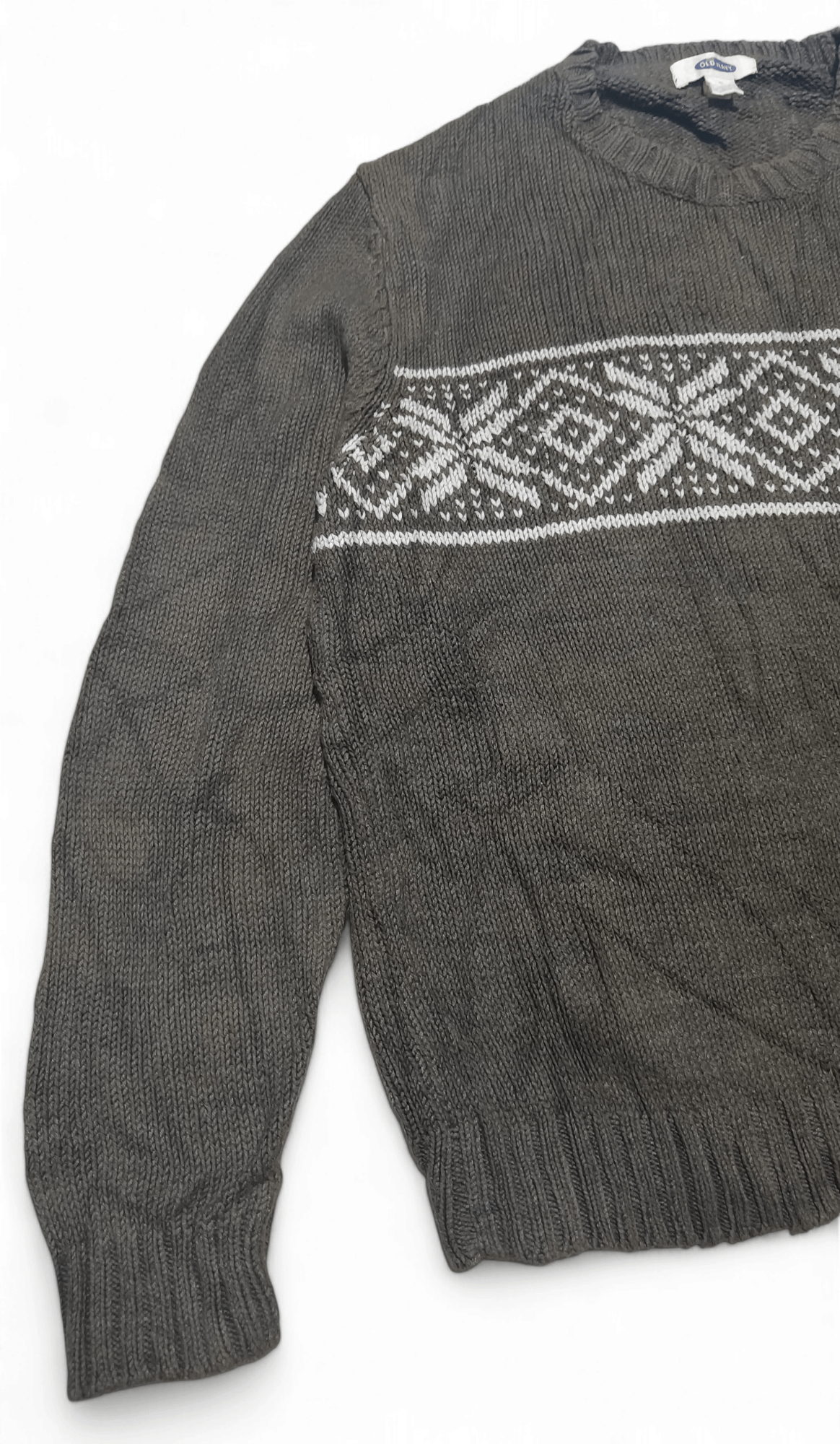 Old Navy OLD NAVY Ethnic Striped Motifs Pattern Knit Cotton Sweater Size US XL / EU 56 / 4 - 6 Thumbnail