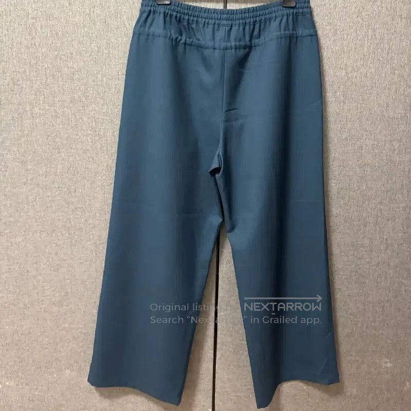 Louis Vuitton Louis Vuitton Blue Wool Logo Embroidered Pants . Size US 36 / EU 52 - 2 Thumbnail