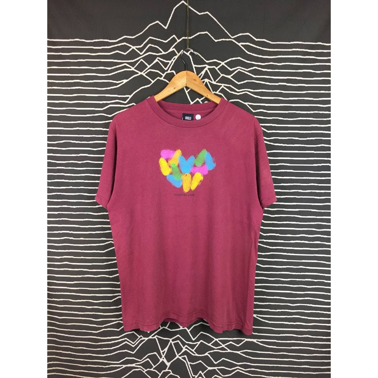 Uniqlo × Vintage Vtg 90s Uniqlo Booked For Love Made in Usa Graphic Art Tee Size US L / EU 52-54 / 3 - 2 Thumbnail