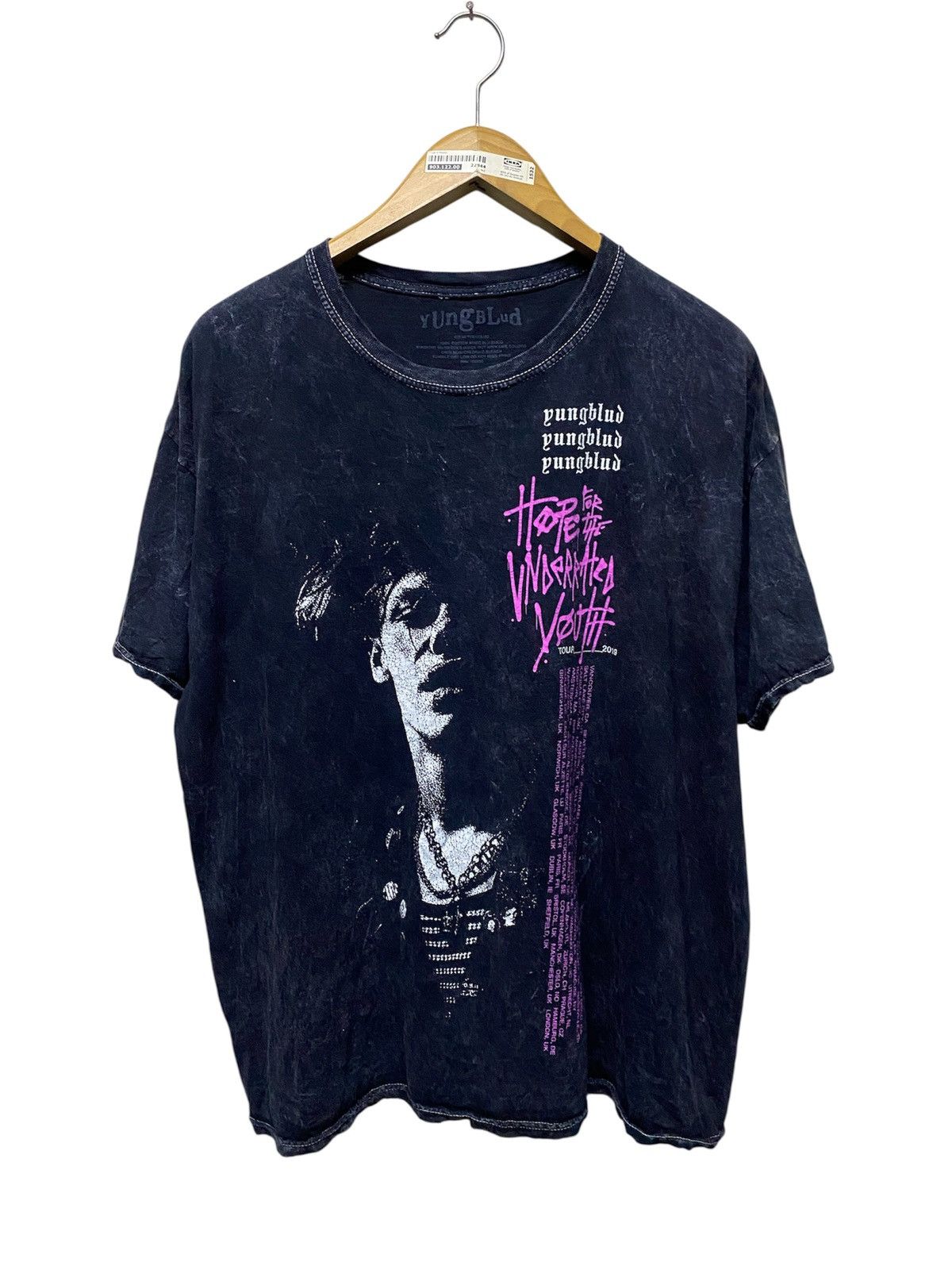 Rap Tees YUNGBLUD Tour 2019 Bleach Tee Size US XL / EU 56 / 4 - 1 Thumbnail