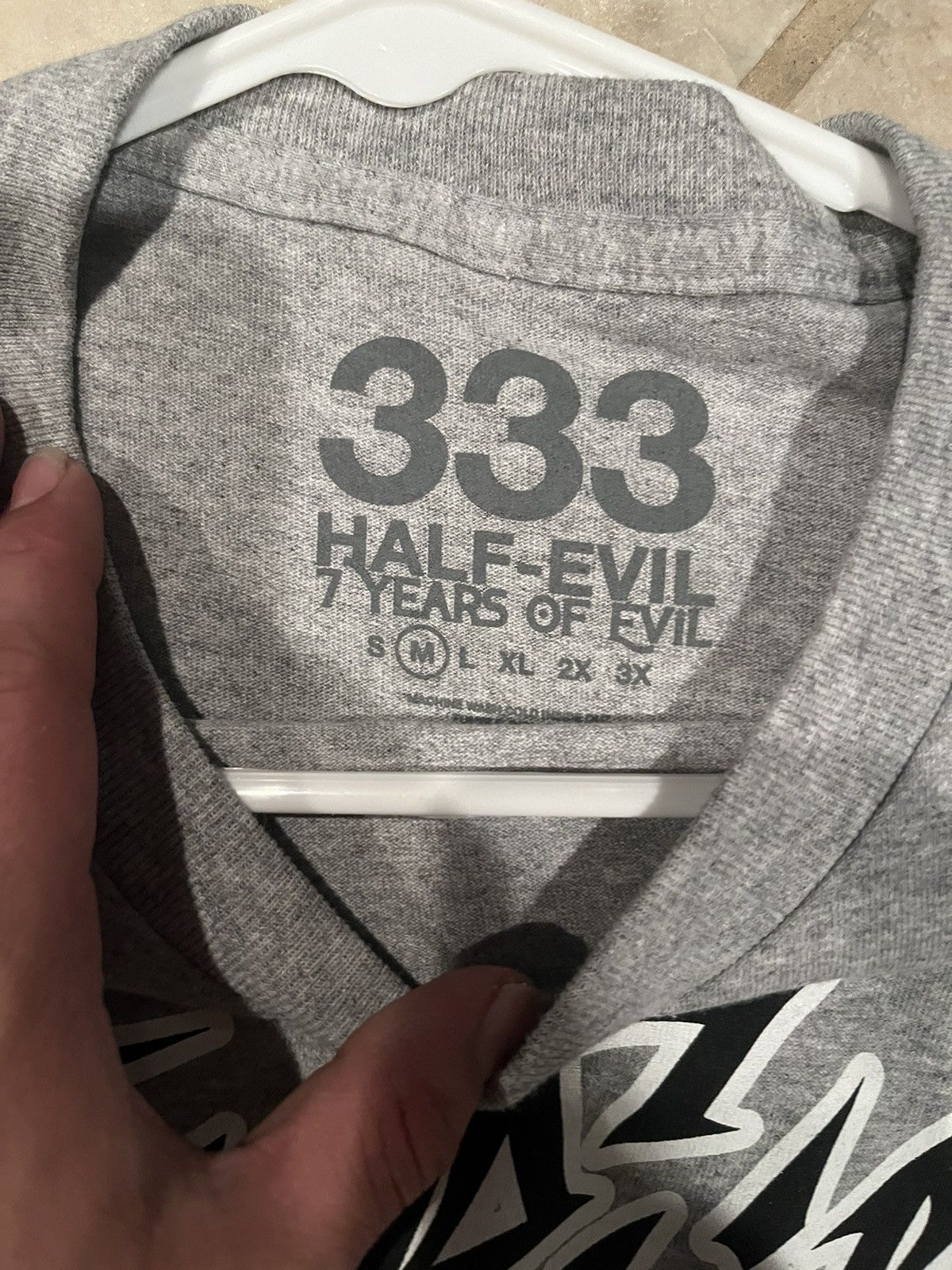 Half Evil 333 Half Evil 7th Year Anniversary Tee Size US M / EU 48-50 / 2 - 2 Thumbnail