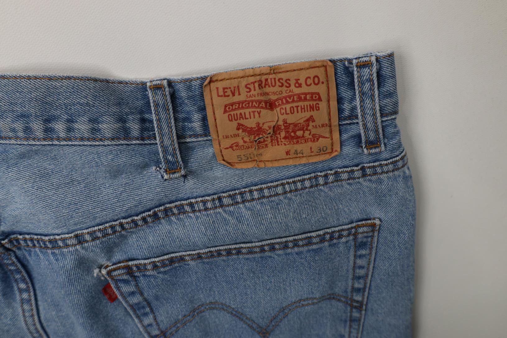 Levi's Vintage Y2K 2004 Levis 550 Relaxed Fit Denim Jeans Blue Size US 44 / EU 60 - 16 Thumbnail