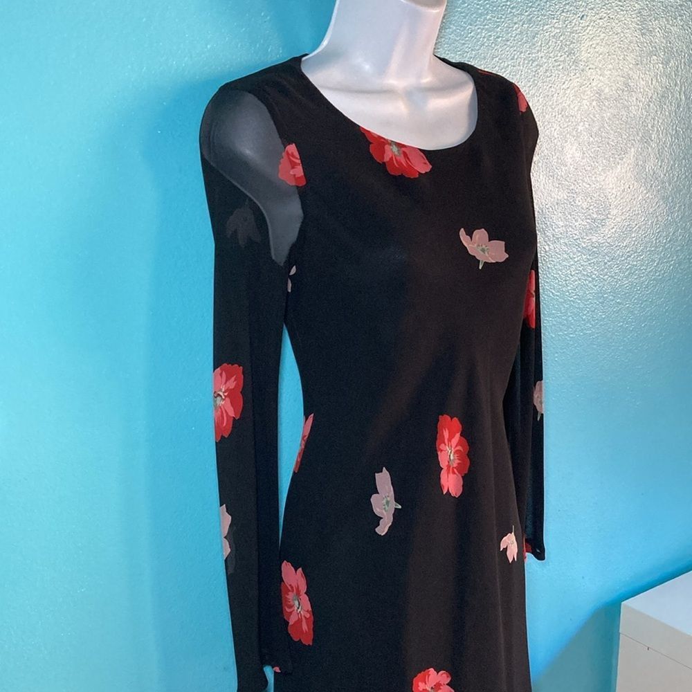 Other Corinne Sarrut Black Floral Dress Size 36 Fits XS Size XXS / US 00 / IT 34 - 6 Thumbnail