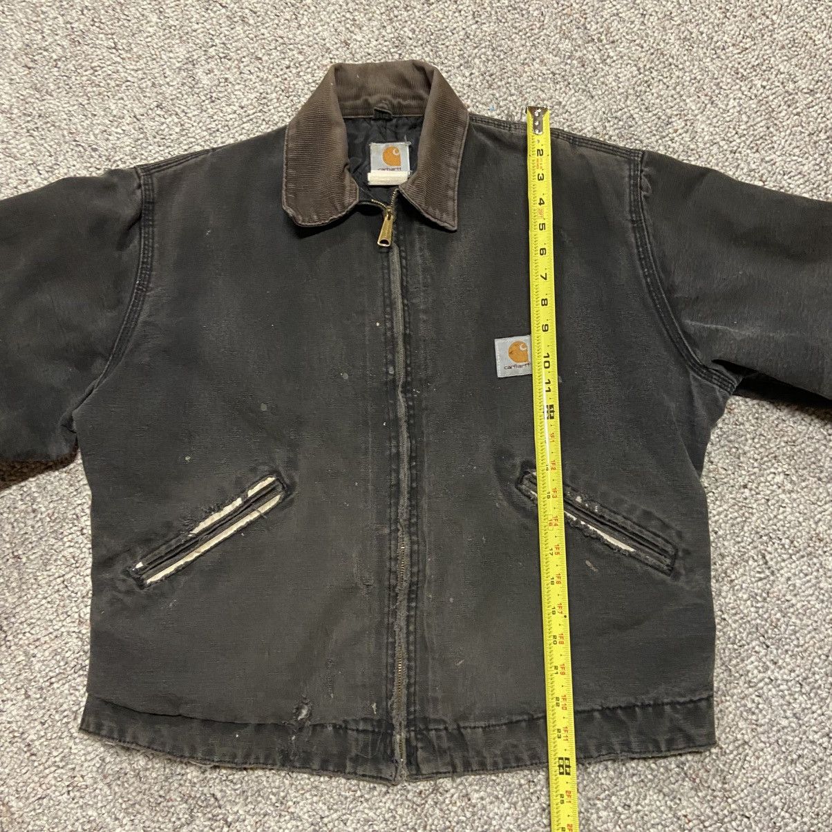 Carhartt 90s Carhartt Detroit Jacket J80 BLK Used Size US L / EU 52-54 / 3 - 3 Thumbnail