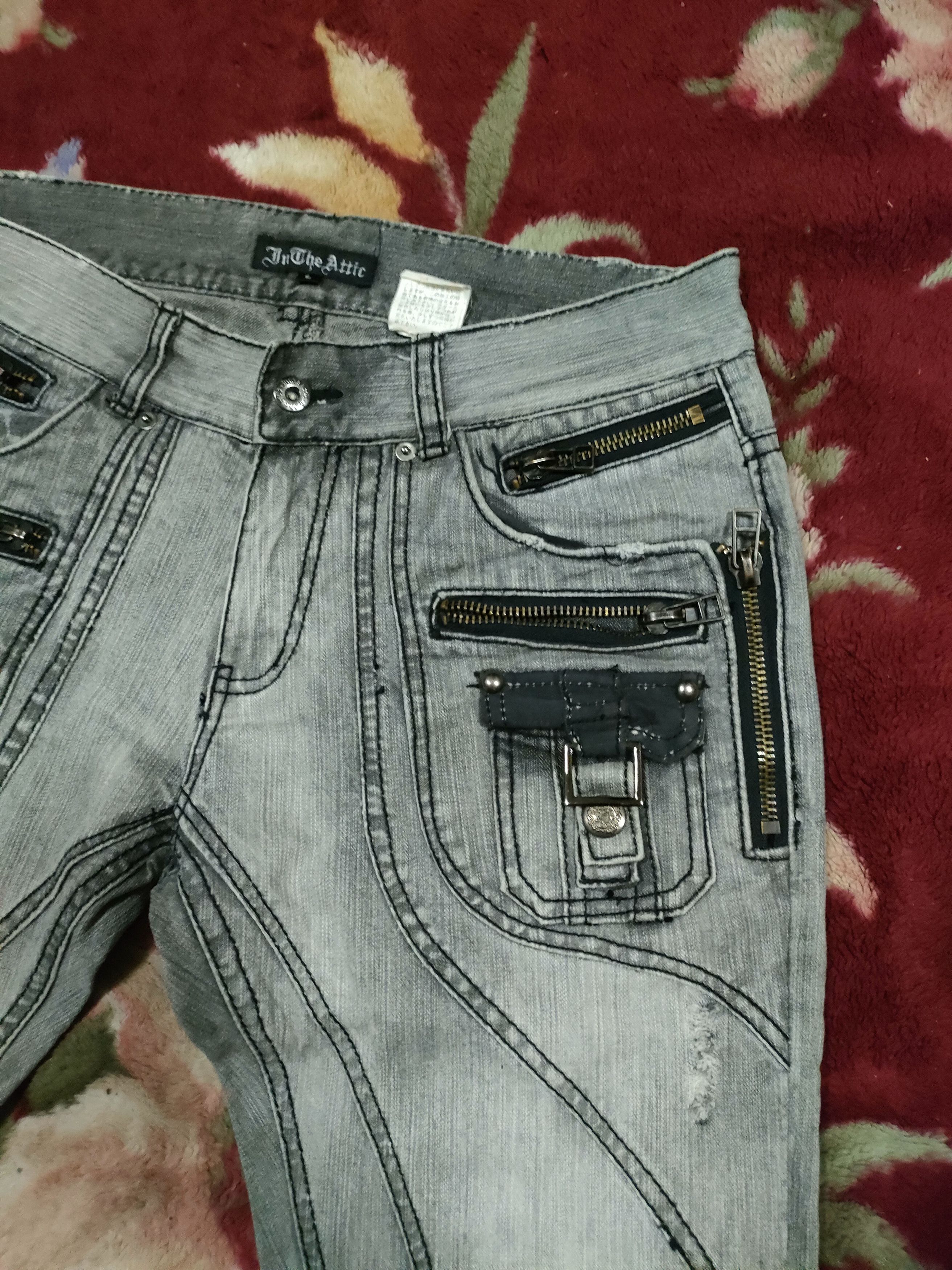 In The Attic × Japanese Brand × Le Grande Bleu (L.G.B.) In The Attic Bondage Zipper Jeans Size US 32 / EU 48 - 5 Thumbnail