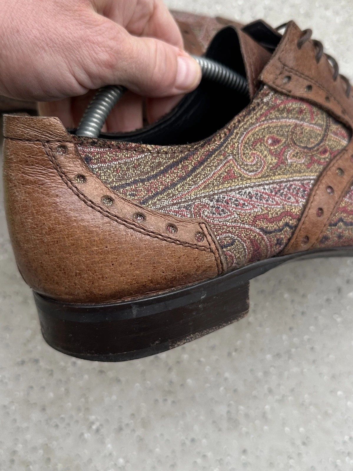 Etro Mens Etro Paisley Shoes Oxford Size 41 Size US 8 / EU 41 - 11 Thumbnail