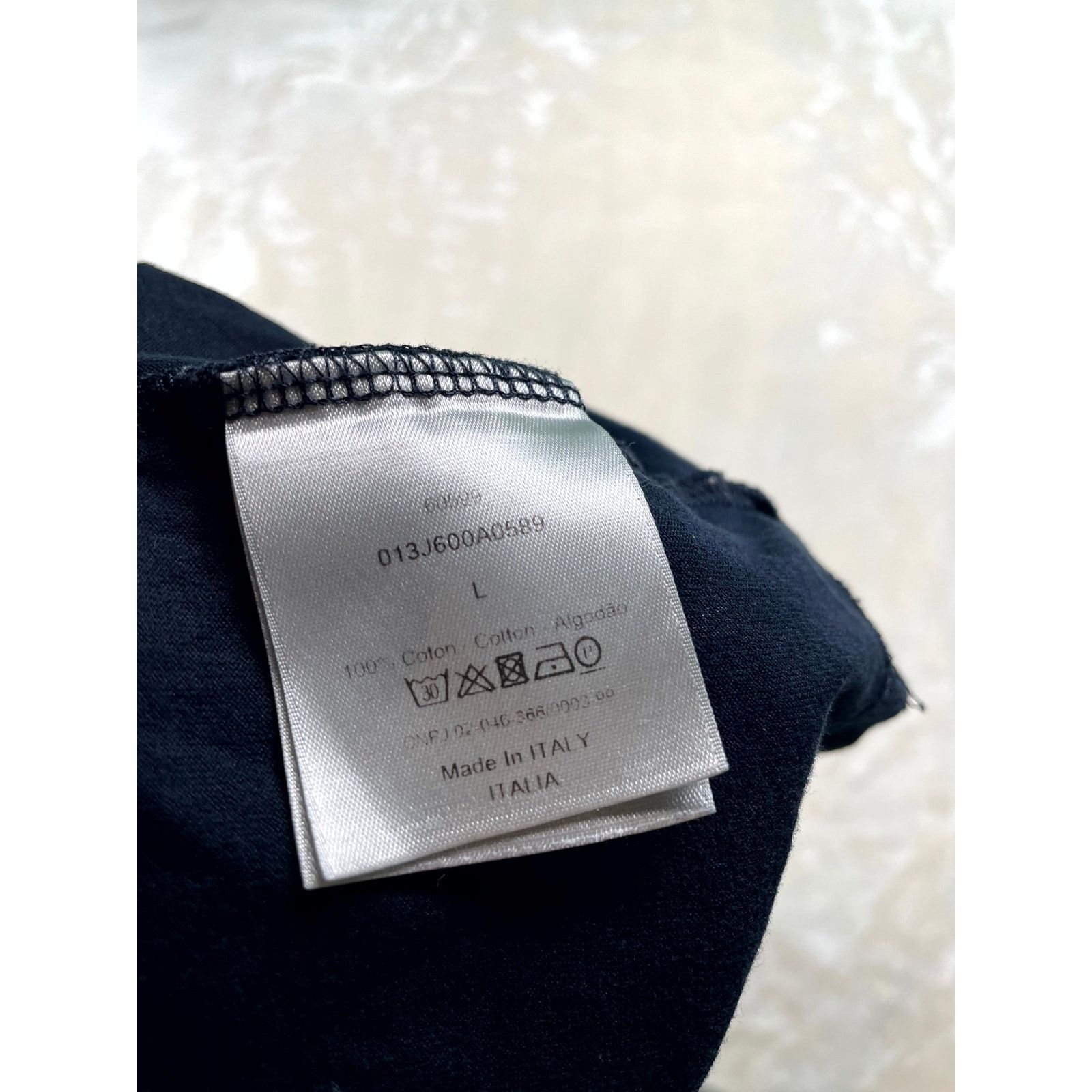 Dior Dior CD Logo Navy Tee Size US L / EU 52-54 / 3 - 3 Thumbnail