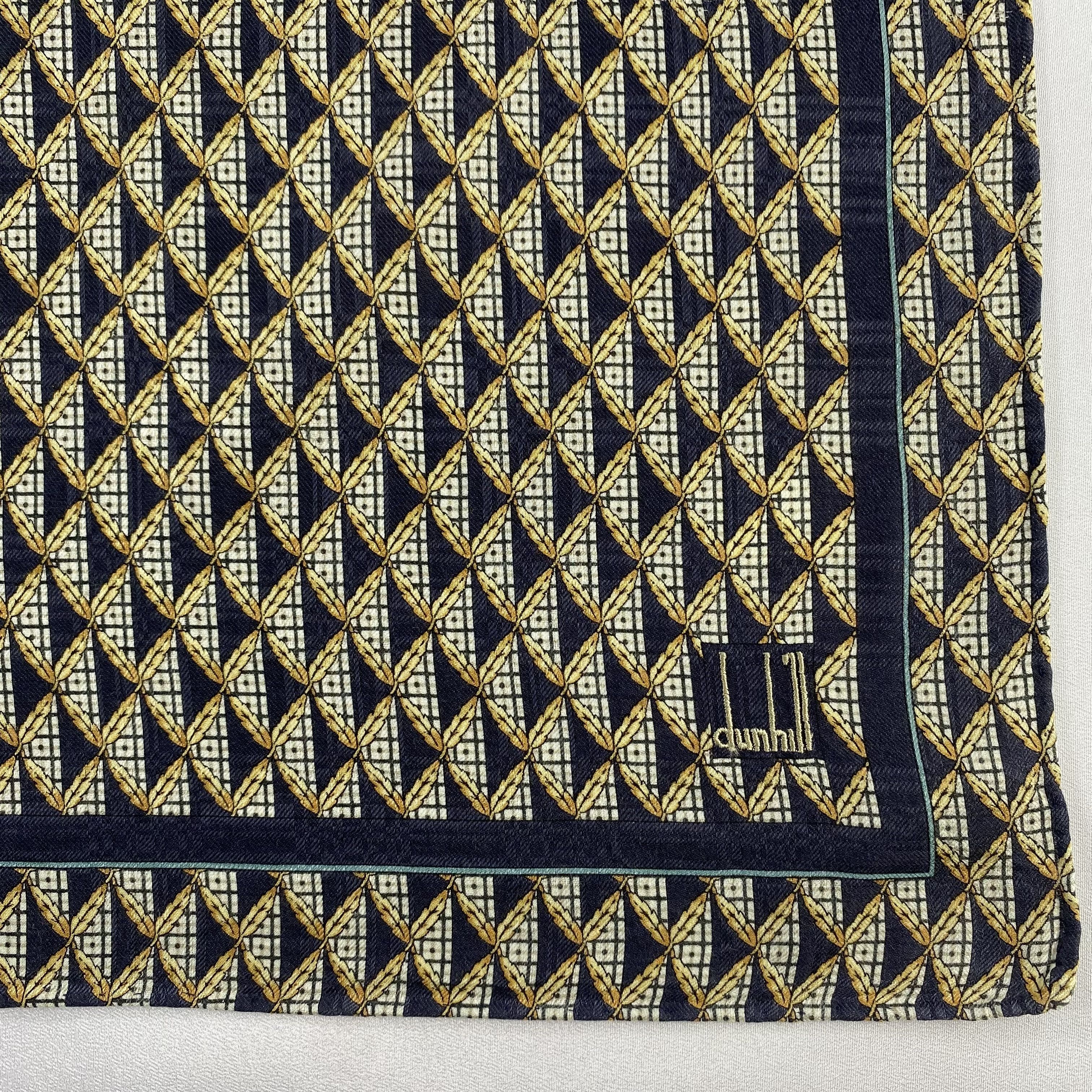 Alfred Dunhill × Vintage Alfred Dunhill Handkerchief / Neckerchief / Bandana-P1446 Size ONE SIZE - 3 Thumbnail