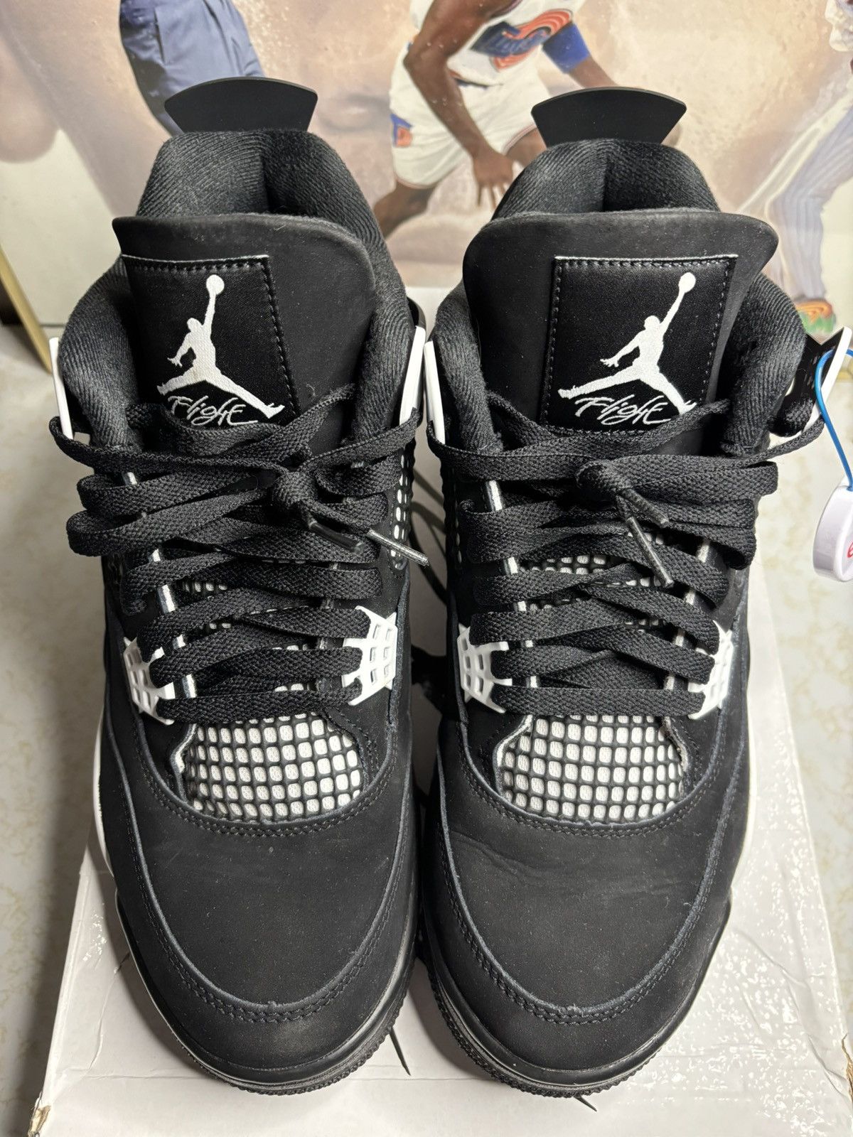 Jordan Brand Air Jordan 4 Retro OG white thunder Size US 10.5 / EU 43-44 - 2 Thumbnail