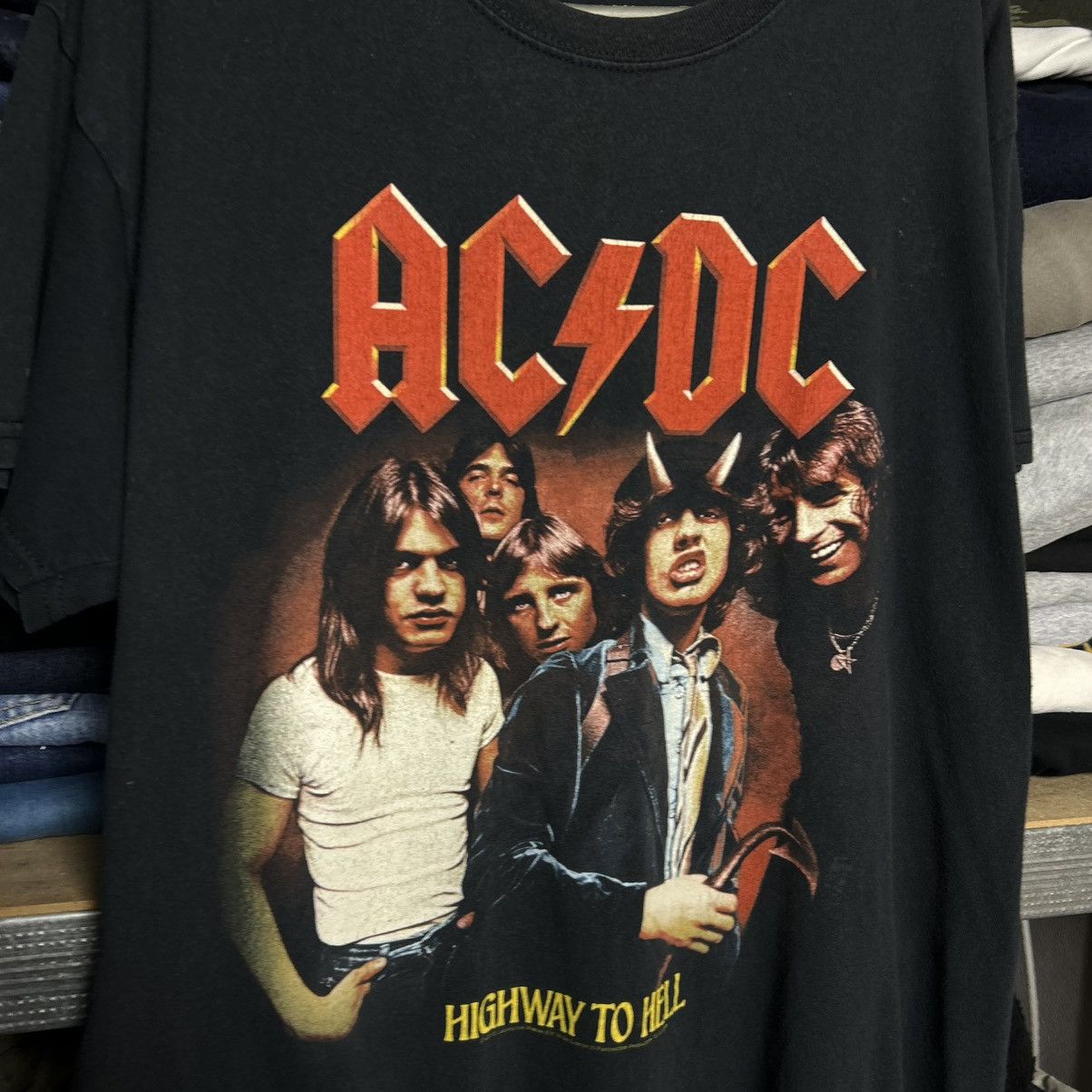 Band Tees Vintage Ac/Dc Big Logo Rock Band 2000’s Tee size L Size US L / EU 52-54 / 3 - 2 Thumbnail