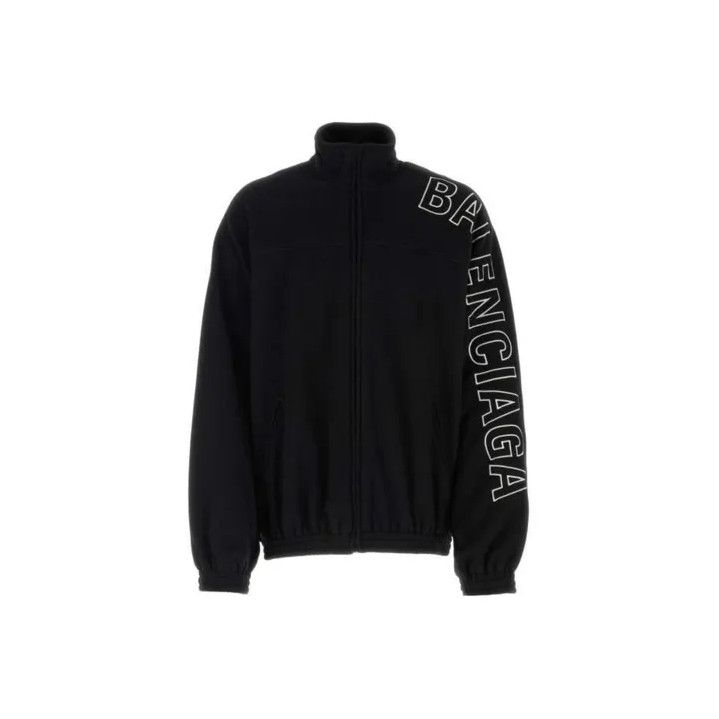 Balenciaga Balenciaga Logo Print Long Sleeve Jacket Size US L / EU 52-54 / 3 - 1 Thumbnail