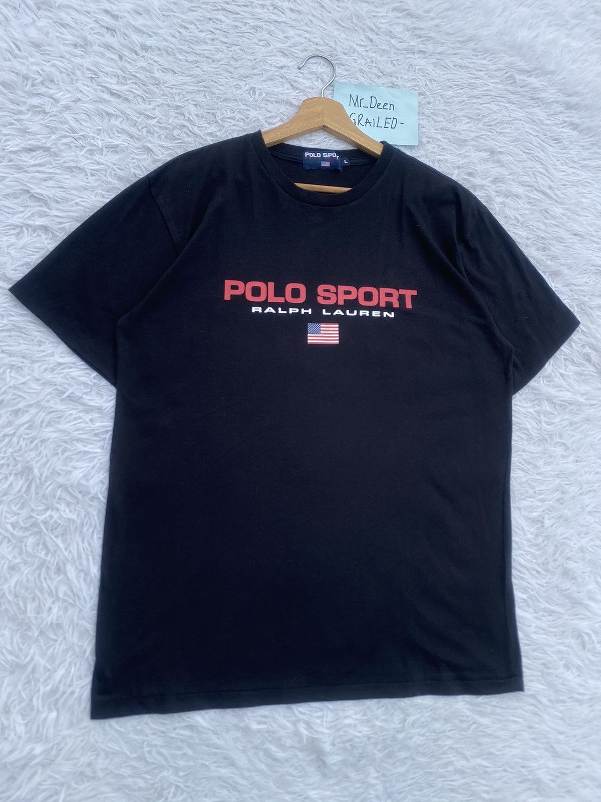 Polo Ralph Lauren Rare Vintage Polo Sport Ralph Lauren Spellout Tshirt Size US L / EU 52-54 / 3 - 2 Thumbnail