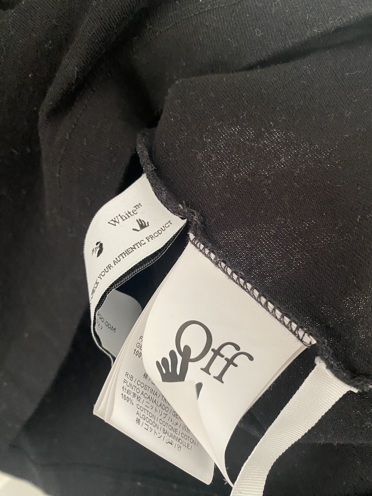 Off-White Off-White Thunder T Shirt Size Medium Size US M / EU 48-50 / 2 - 4 Thumbnail