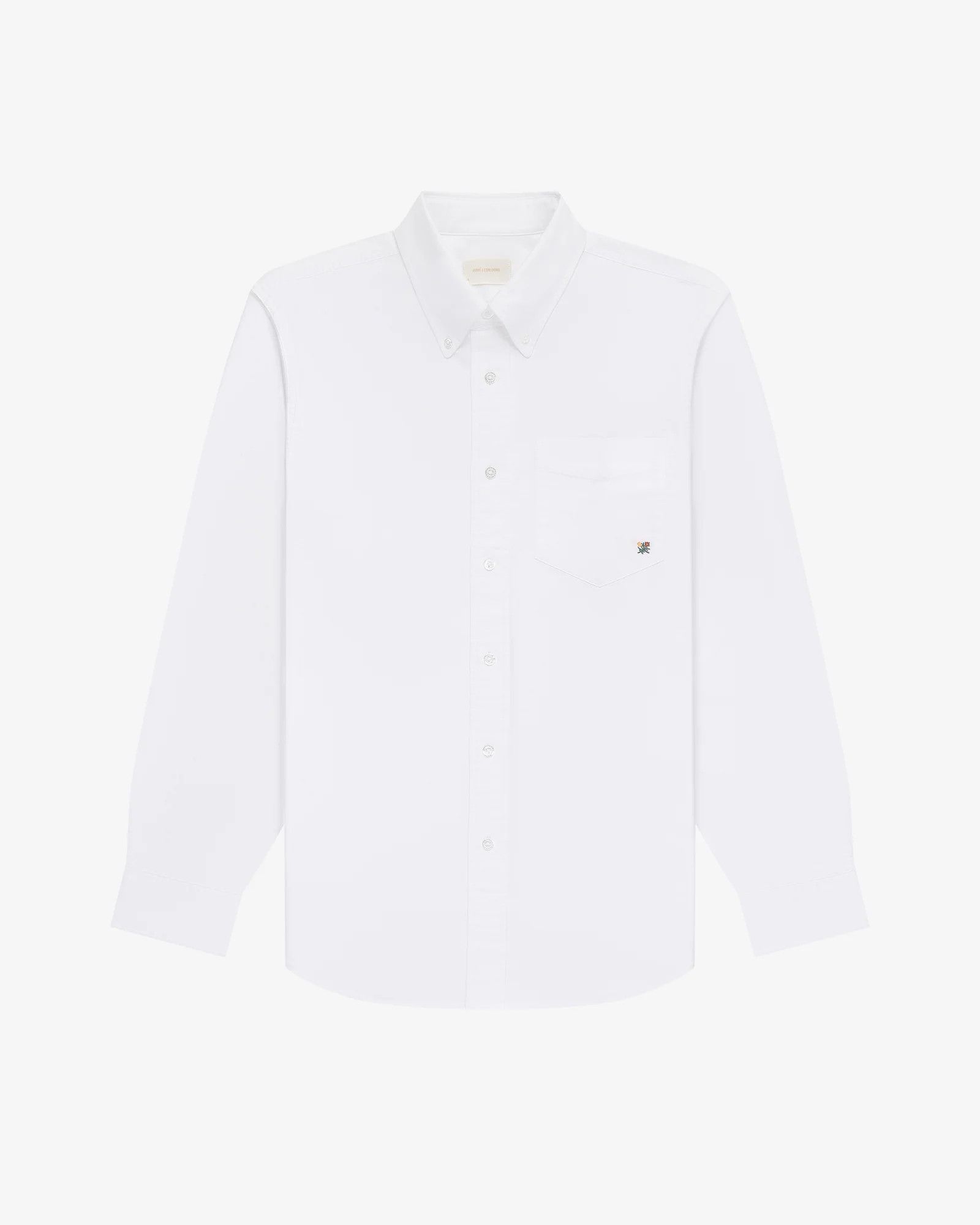 Aime Leon Dore o1mle0725 Crest Oxford Shirt in Bright White Size US XXL / EU 58 / 5 - 1 Thumbnail
