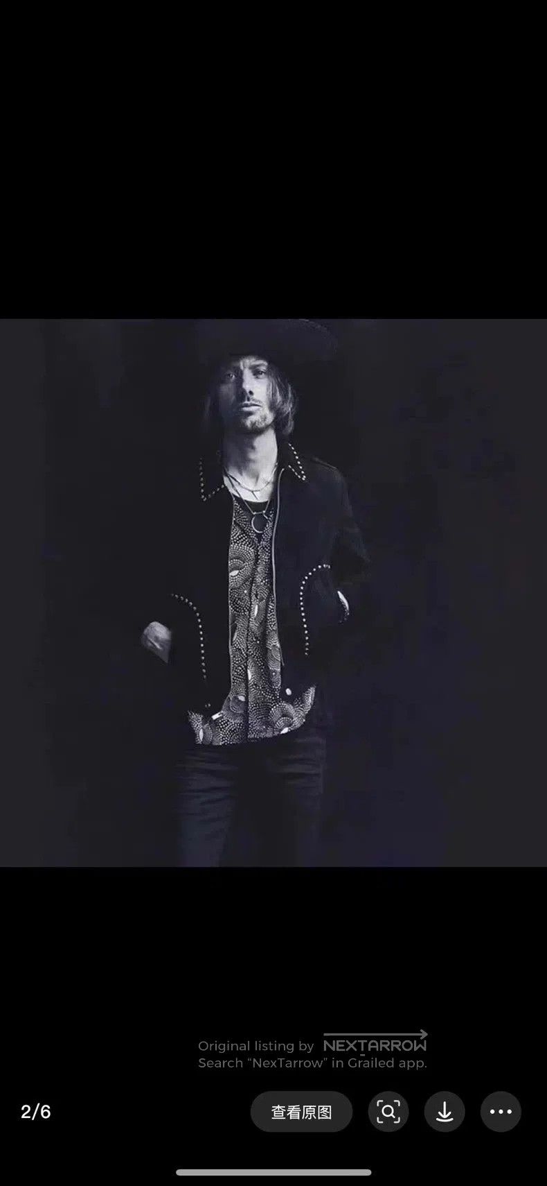 Saint Laurent Paris YSL Black Leather Jacket with Studs. Size US XS / EU 42 / 0 - 7 Thumbnail