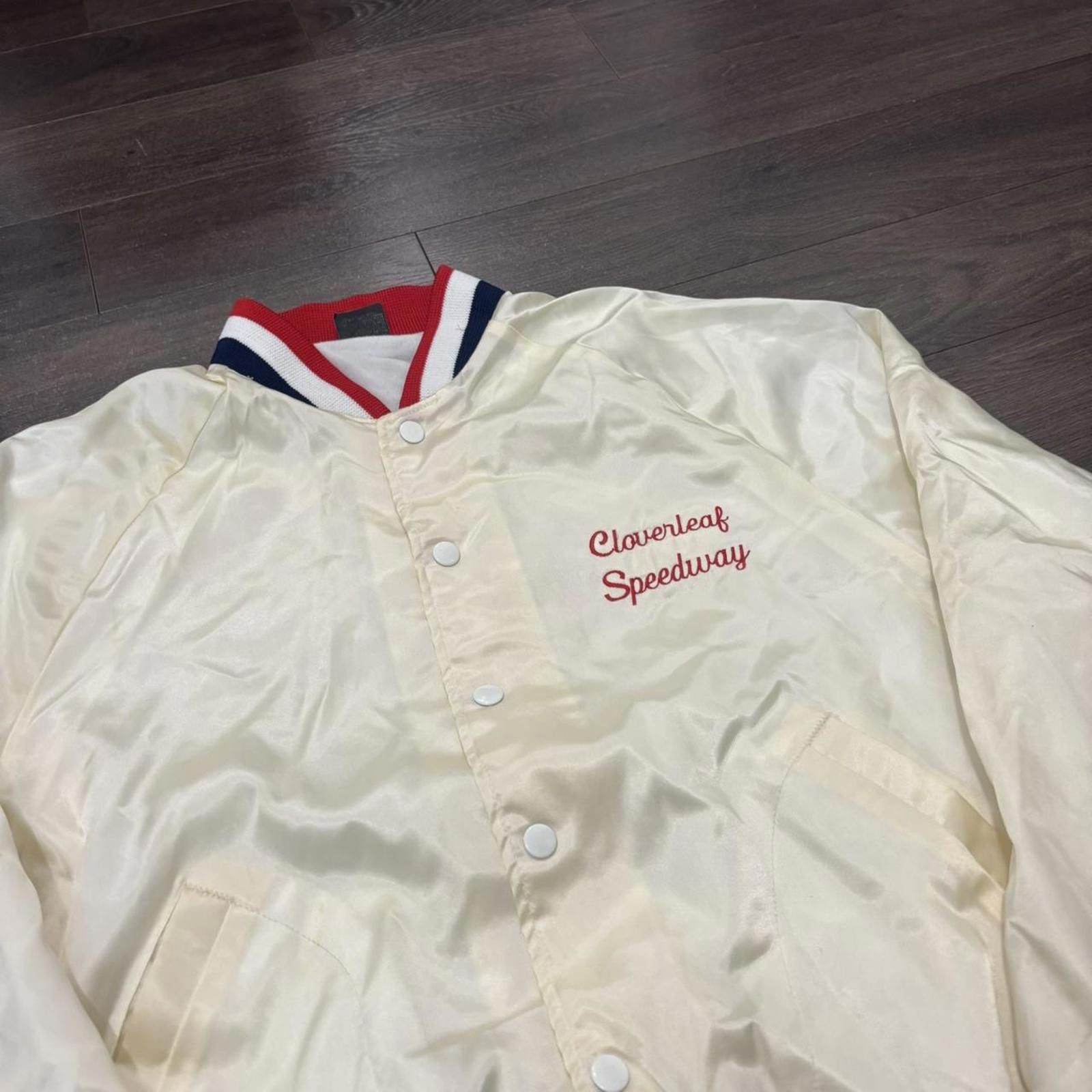Starter Vintage cloverleaf speedy way button up satin jacket 80s L Size US L / EU 52-54 / 3 - 2 Thumbnail