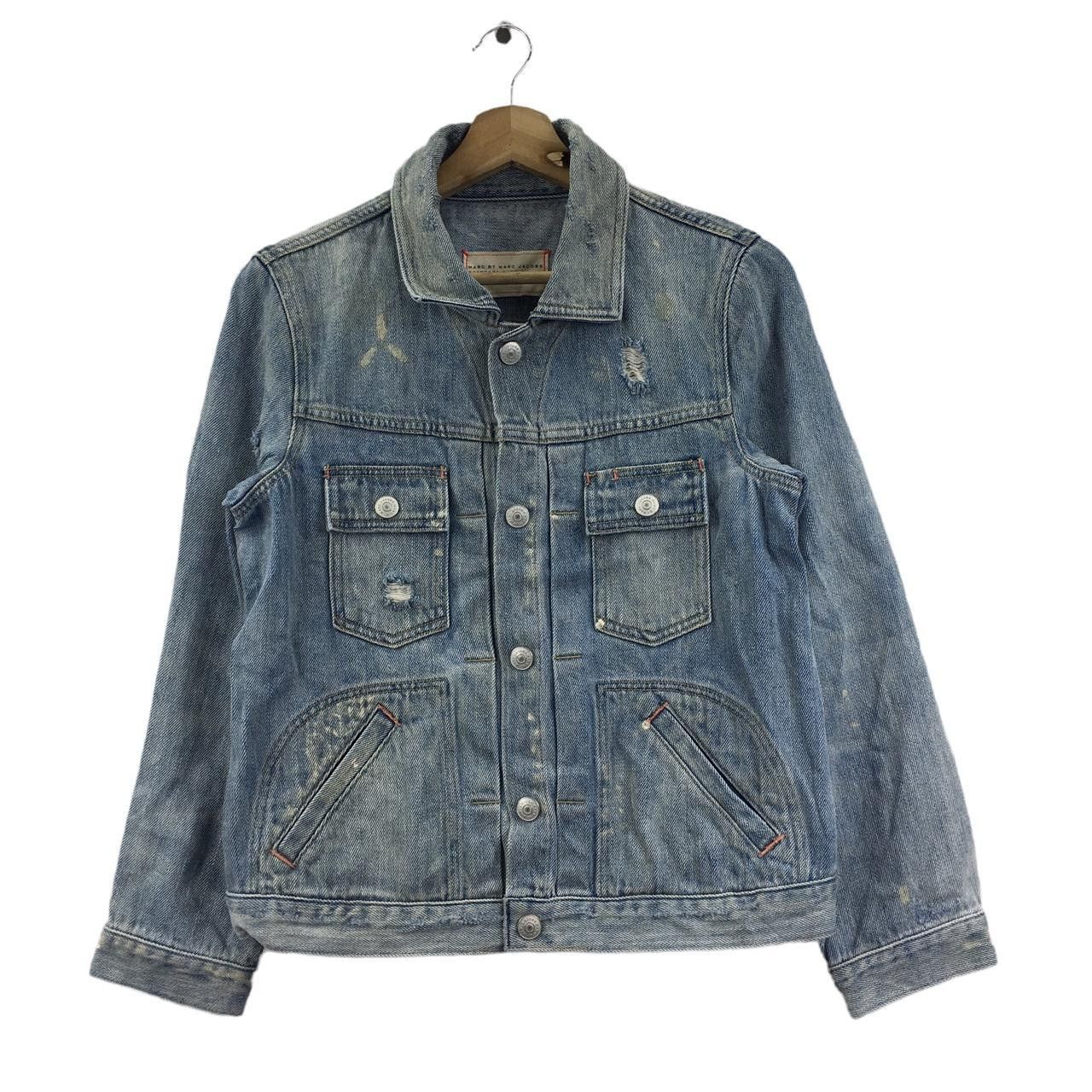 Marc Jacobs Vtg MARC JACOBS USA Distress Denim Jeans Size S / US 4 / IT 40 - 1 Thumbnail