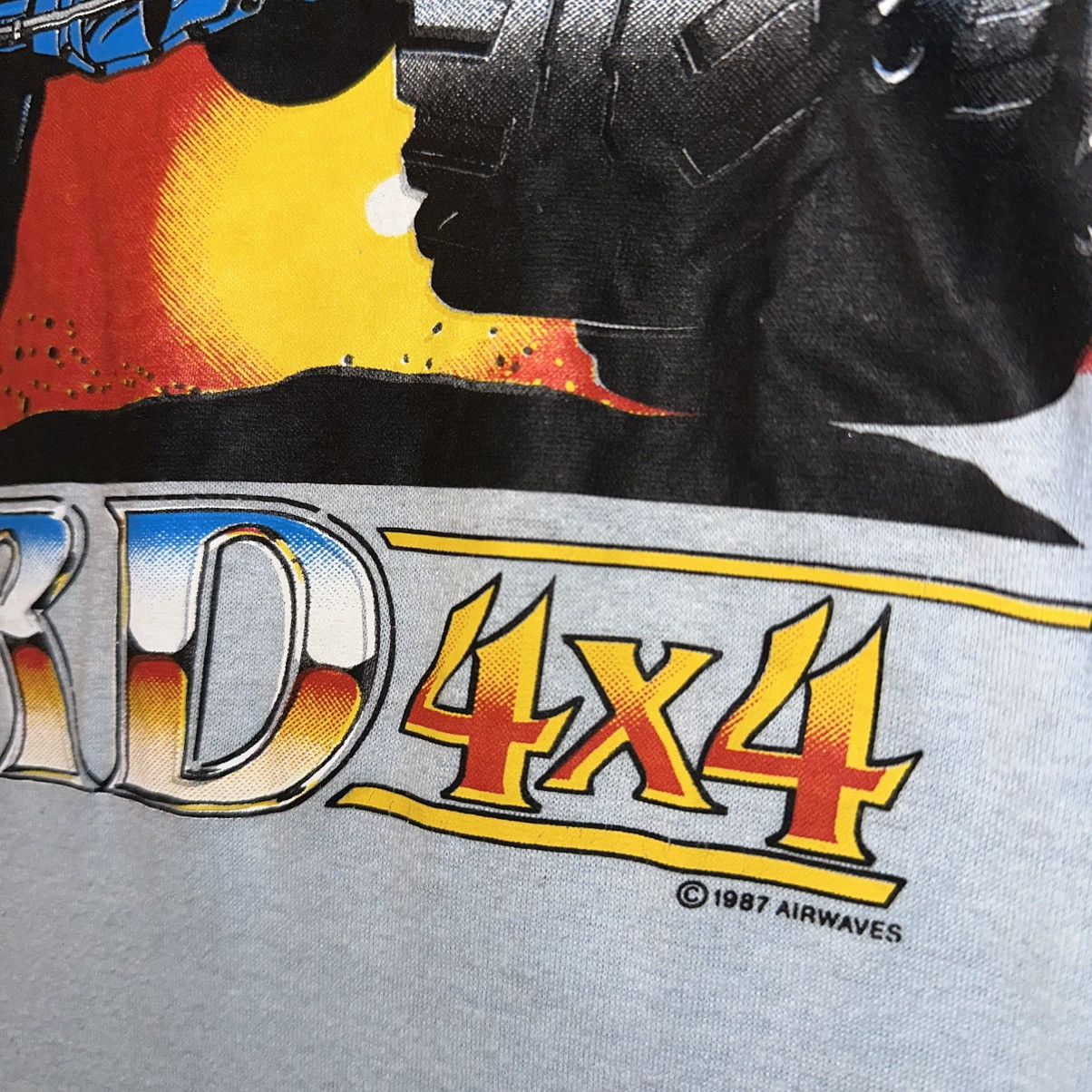 Ford Vintage Baby Blue 80s Ford 4x4 T-shirt Size US M / EU 48-50 / 2 - 2 Thumbnail
