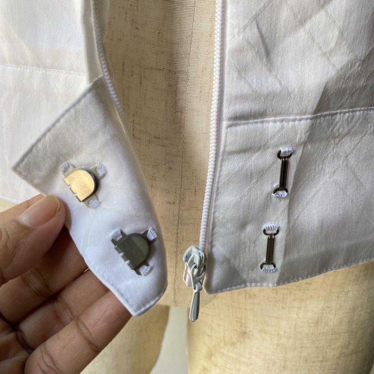 Givenchy Givenchy White Sleeveless Structured Blouse Size XS / US 0-2 / IT 36-38 - 17 Thumbnail