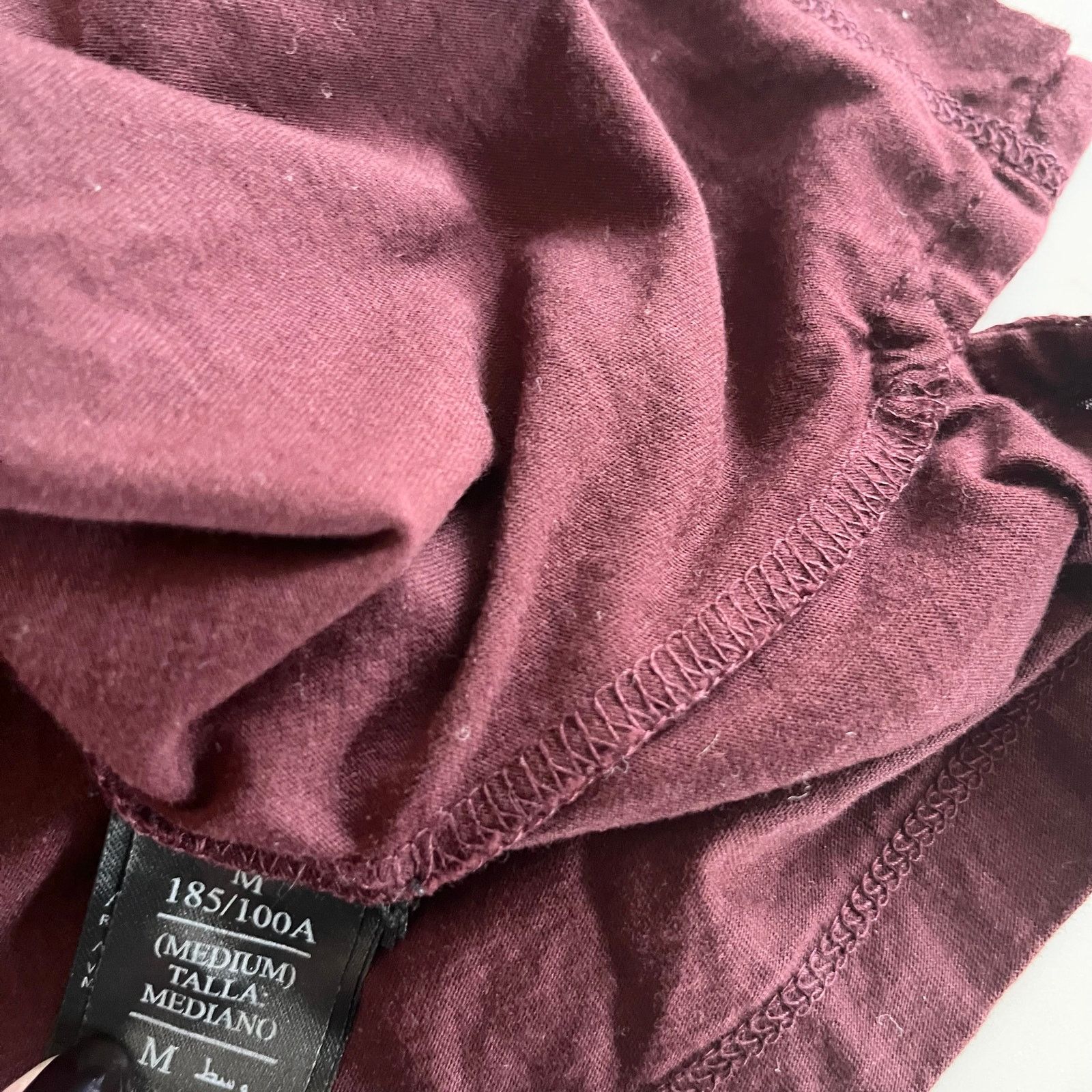 Allsaints AllSaints Vidal Burgundy Maroon Men’s Polo Shirt Size US M / EU 48-50 / 2 - 6 Thumbnail