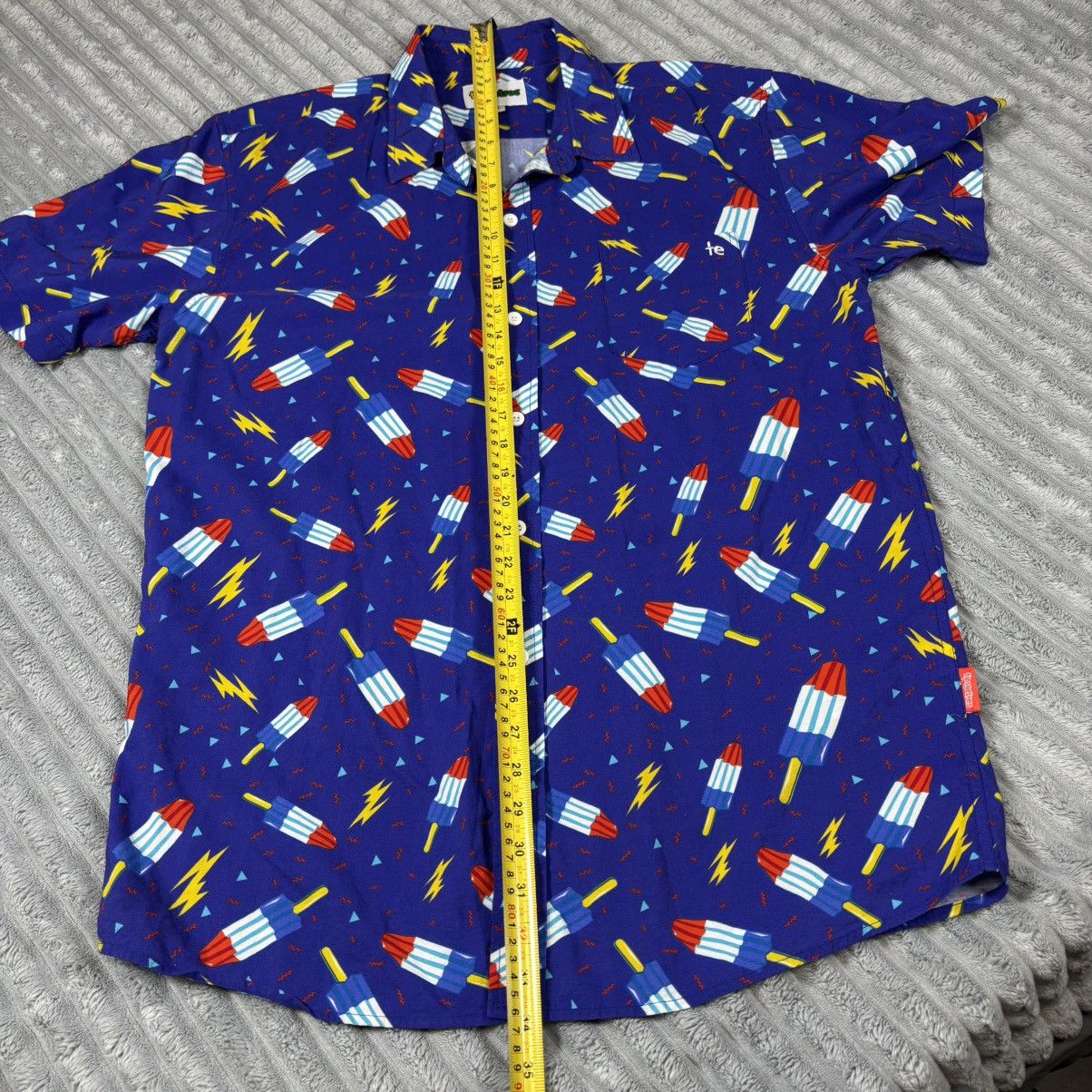 Tipsy Elves Tipsy Elves Popsicle Shirt Men Size XL Blue Short Sleeve Size US XL / EU 56 / 4 - 7 Thumbnail