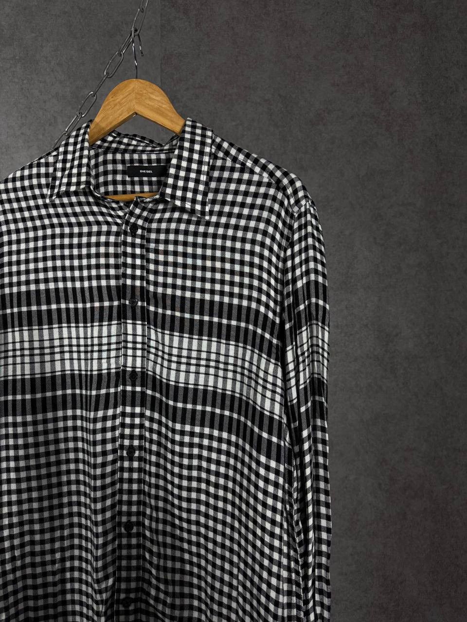Diesel Diesel luxury designer checkered shirt Size US L / EU 52-54 / 3 - 2 Thumbnail