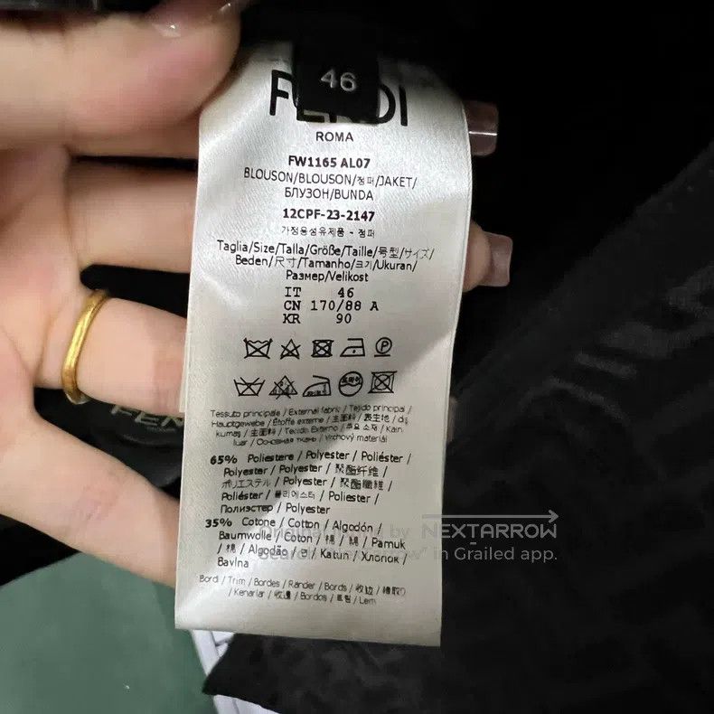 Fendi Fendi Full-printed old logo stand collar jacket with doubl Size US S / EU 44-46 / 1 - 4 Thumbnail