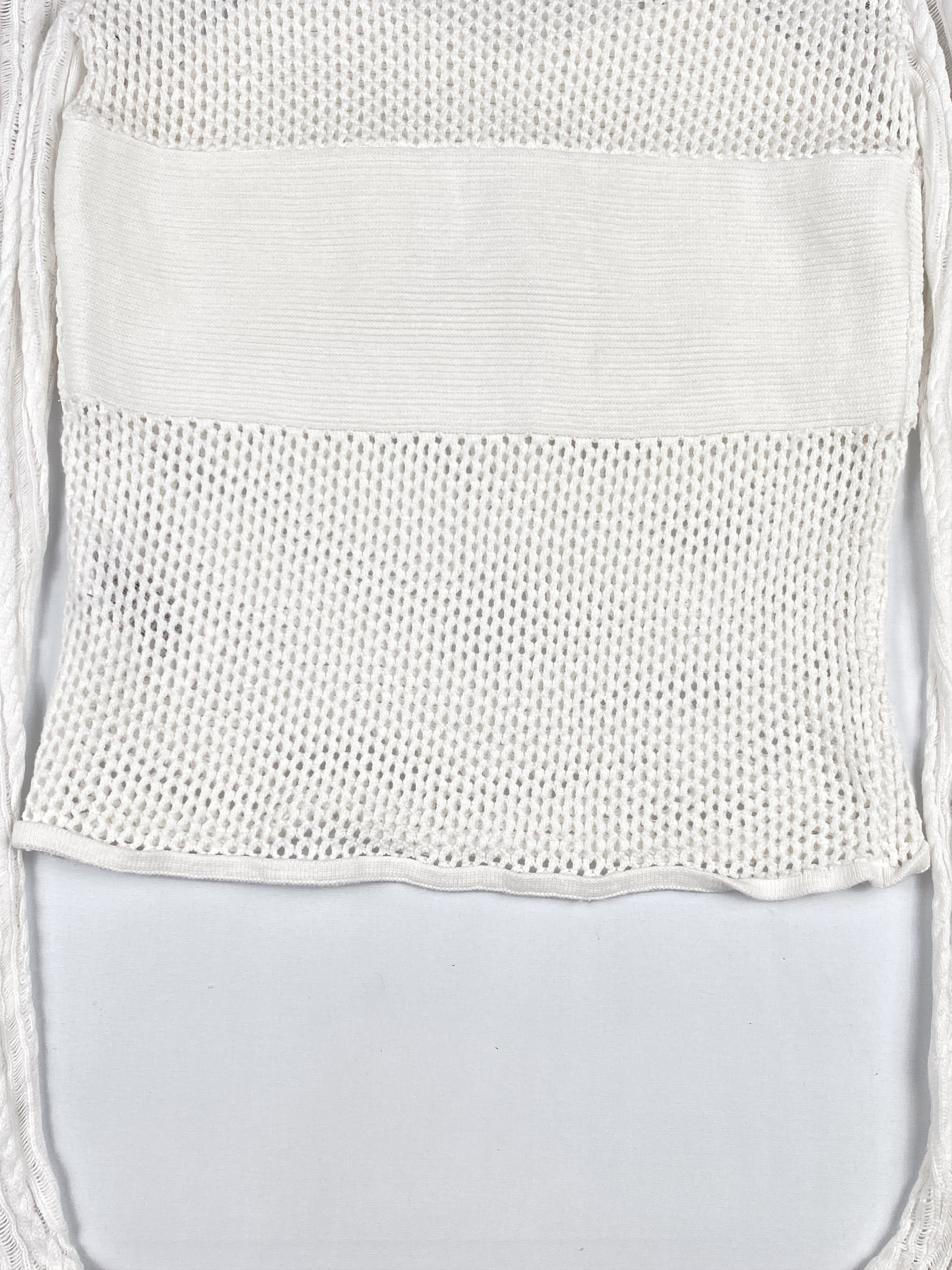 Self-Portrait Frill Cold Shoulder Knit Top Size M / US 6-8 / IT 42-44 - 12 Thumbnail