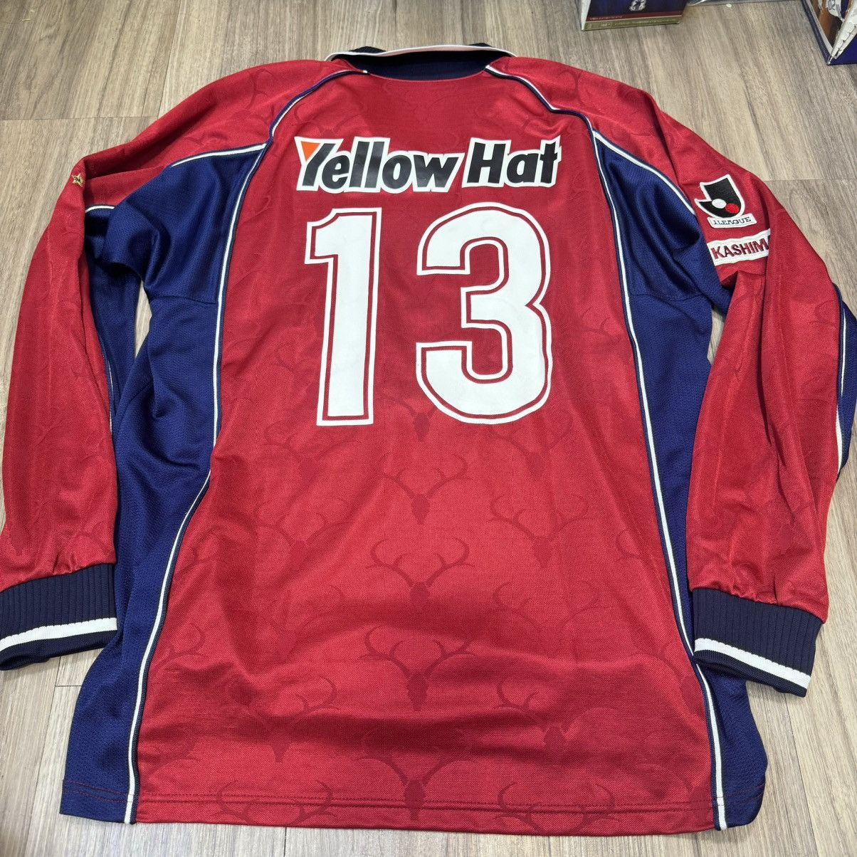 Japanese Brand kashima antlers 00/01 longsleeves home shirt #13 Yanagisawa Size US L / EU 52-54 / 3 - 2 Thumbnail