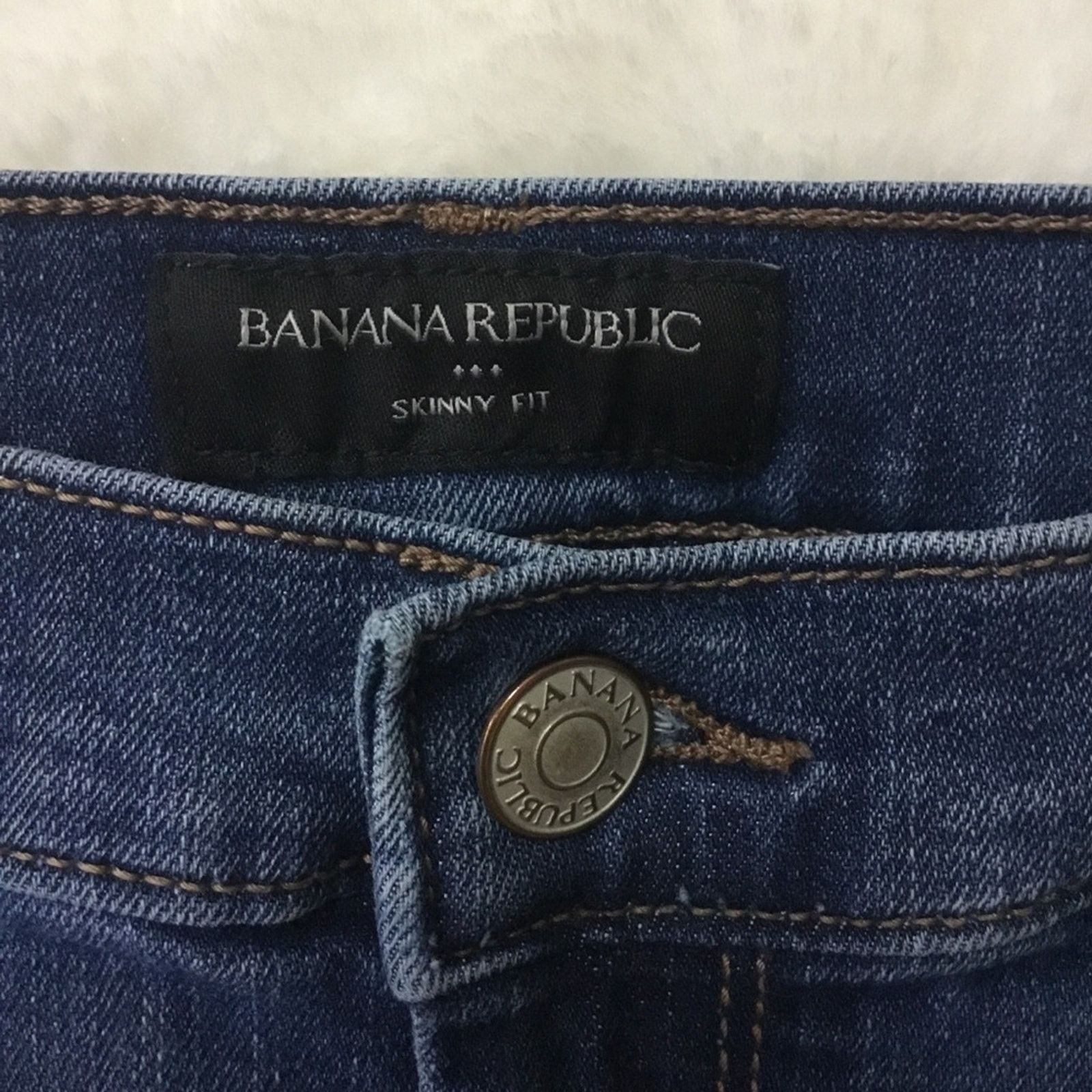 Banana Republic Banana Republic Blue Skinny Fit Jeans Size 27" / US 4 / IT 40 - 3 Thumbnail