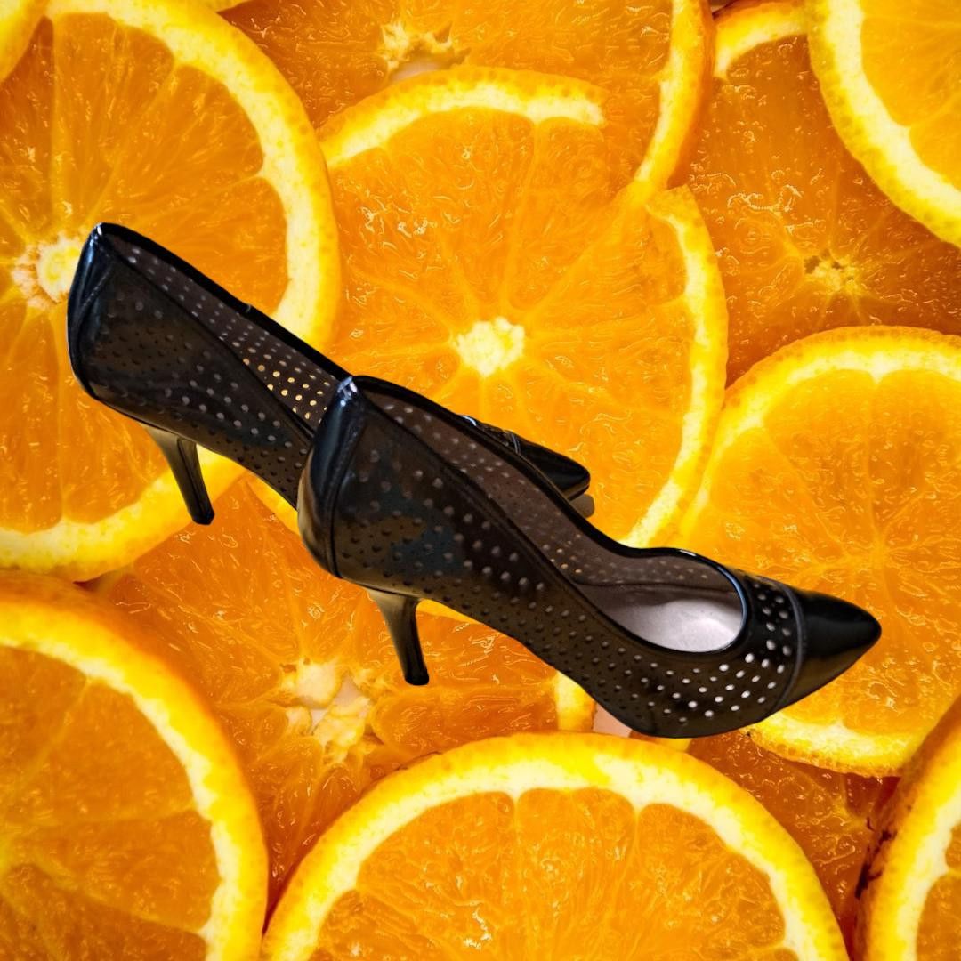 Other Christian Siriano Black heels with Decorative Holes Size 6W Size US 6 / IT 36 - 4 Thumbnail