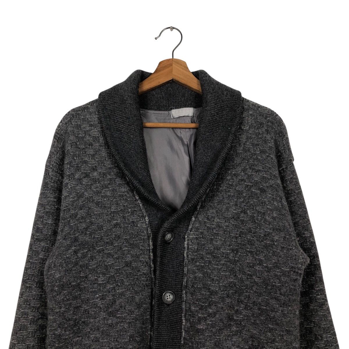 Japanese Brand 📌Vintage Cardigan Bomber Jacket Button Kosugi Issey Miyake Size US L / EU 52-54 / 3 - 4 Thumbnail