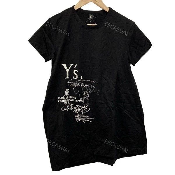 Black Ys Yohji Yamamoto Graphic T-Shirt