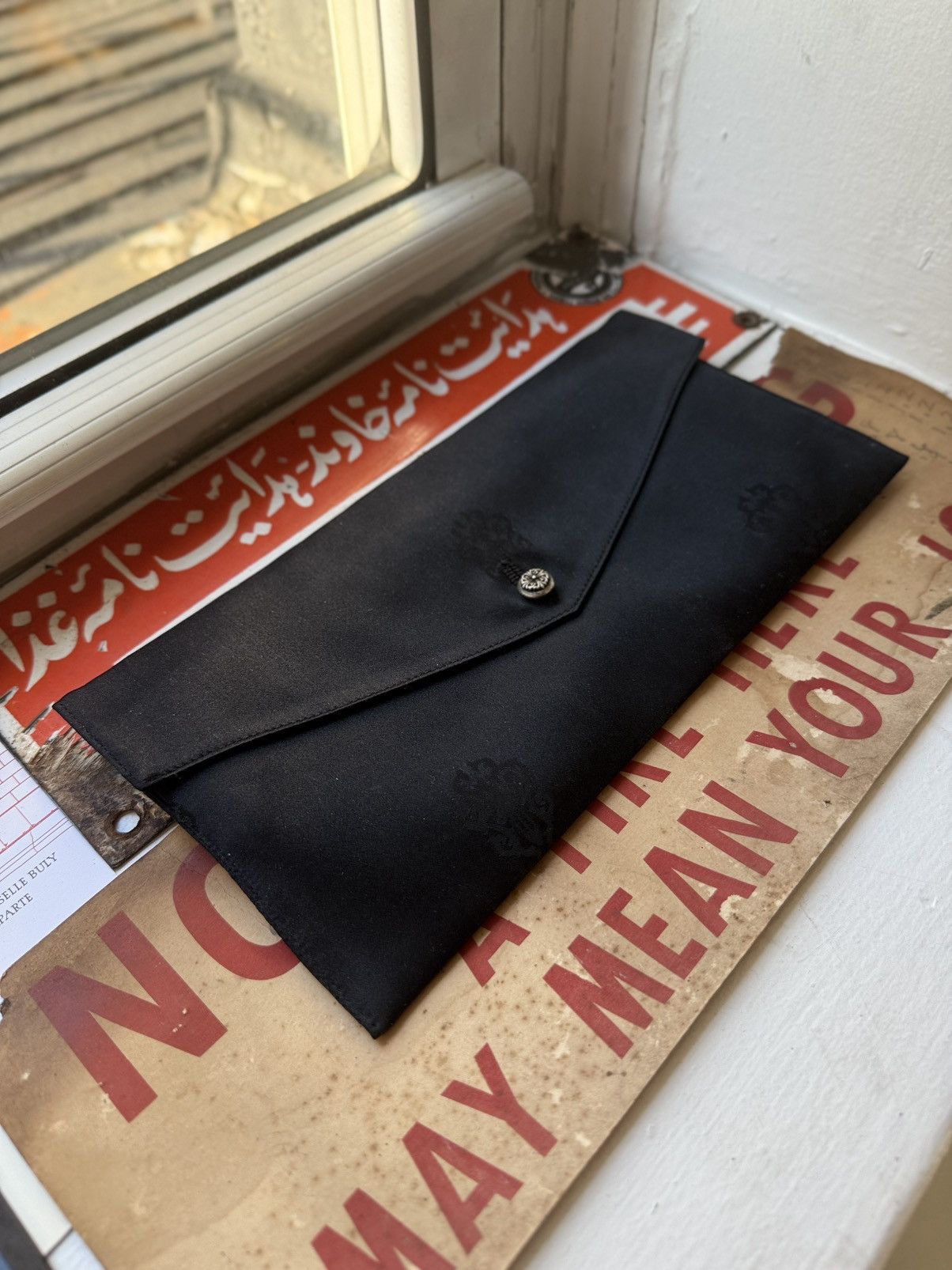Chrome Hearts 🚭GRAIL🚭EARLY 2000s "FUCK YOU" SILK SLEEPING MASK w/ CASE Size ONE SIZE - 12 Thumbnail