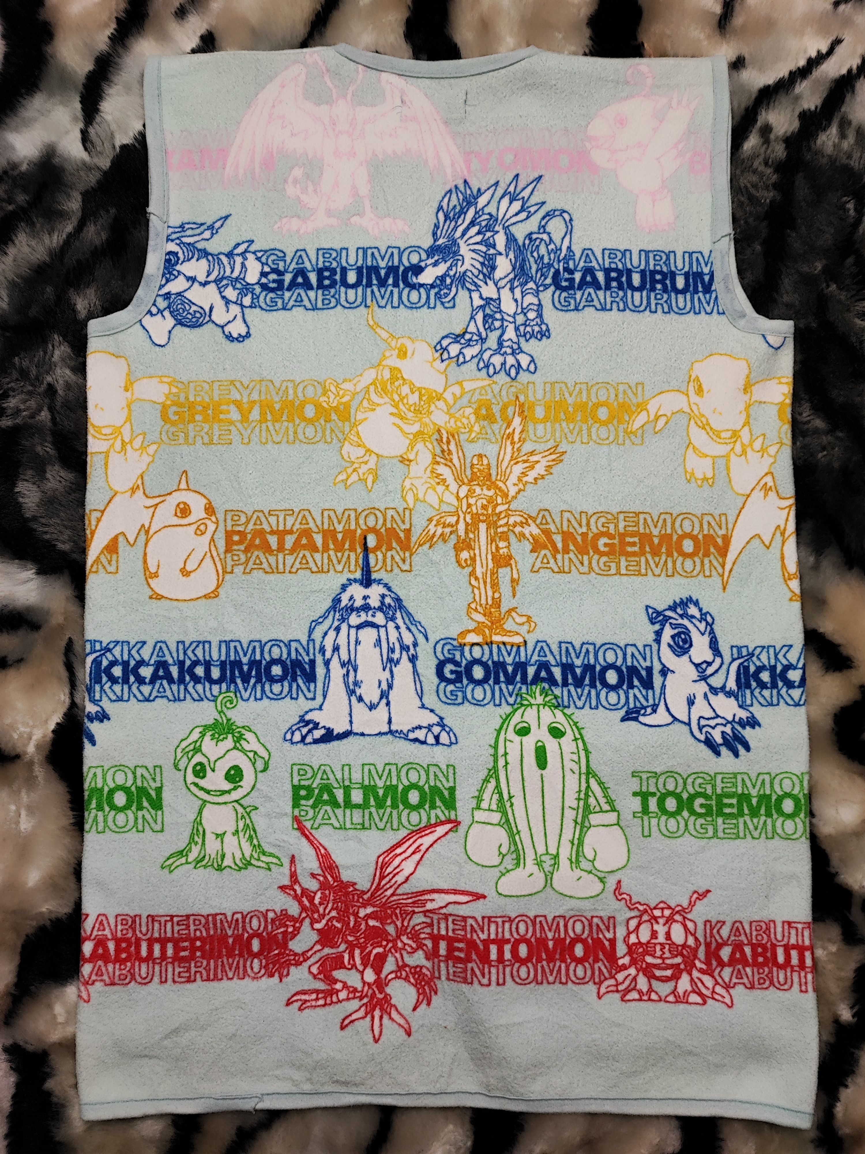Pokemon Digimon Vest Full Character Bandai Japan Edition Size US M / EU 48-50 / 2 - 2 Thumbnail