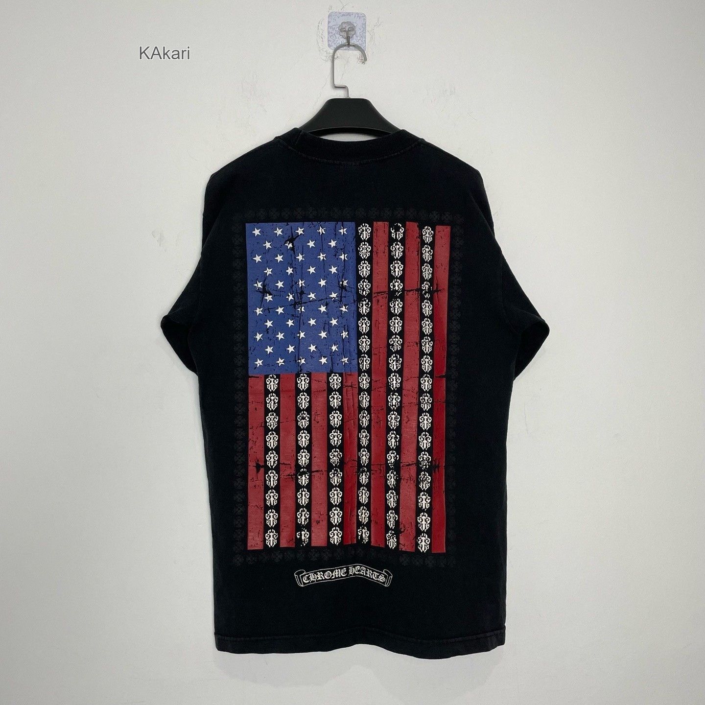 Chrome Hearts Chrome Hearts Black USA Flag Short-Sleeve Size US M / EU 48-50 / 2 - 2 Thumbnail