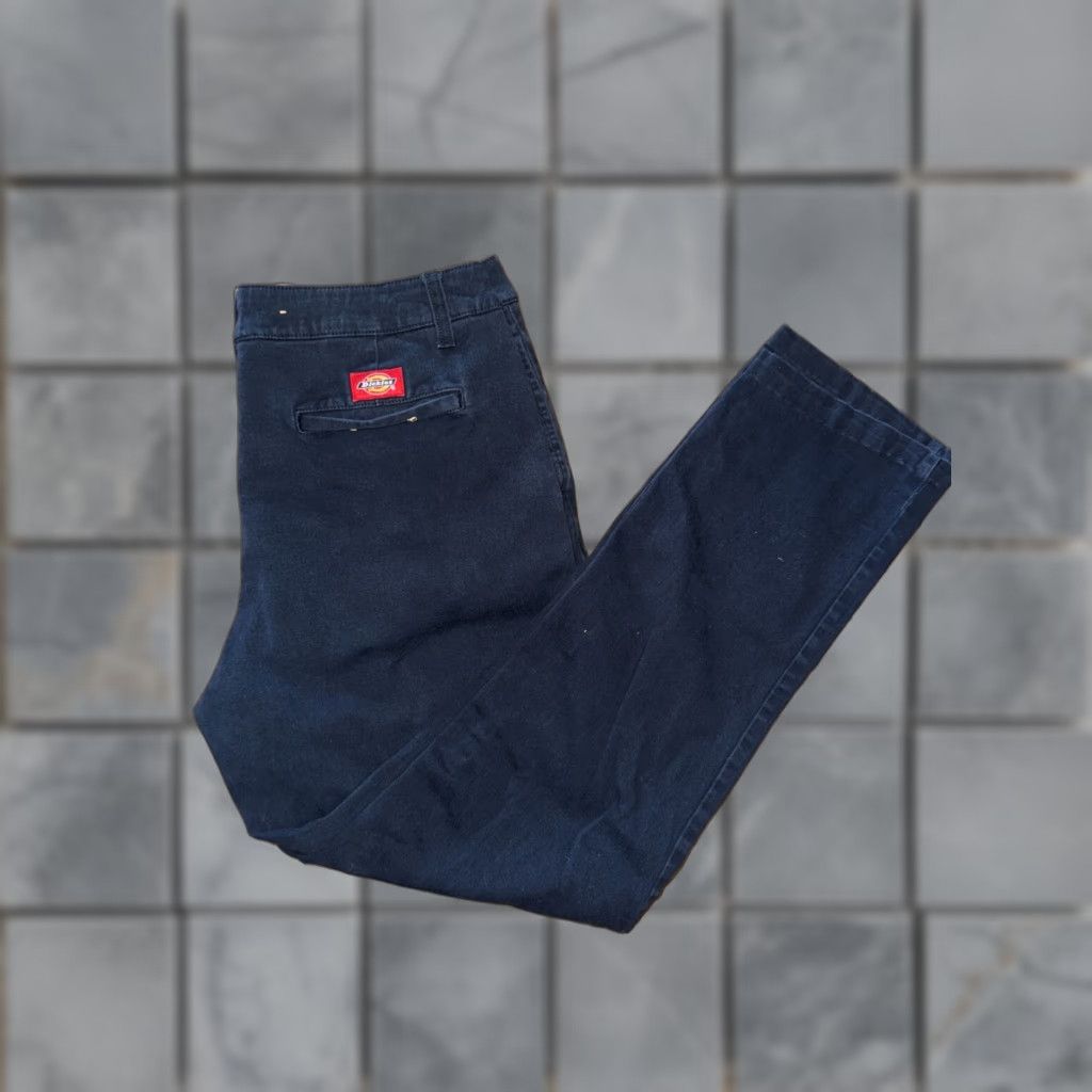 Dickies VINTAGE Women’s Dickies Chino Pants Navy Blue 34x28 34 Dickies Chino Pants Womens 34x28 Blue Size 24" / US 00 / IT 34 - 1 Thumbnail